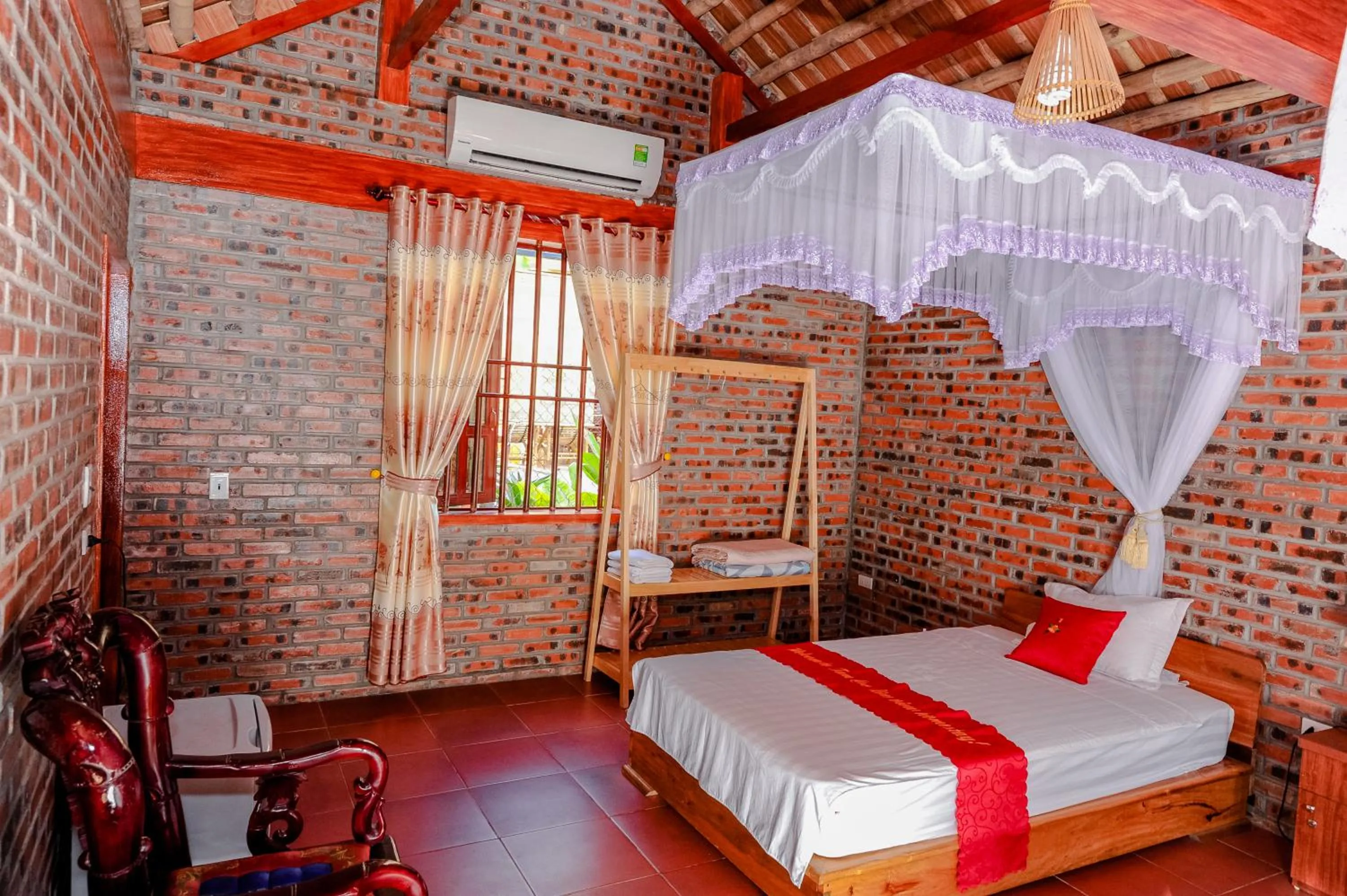 Bed in Tam Coc River View Homestay