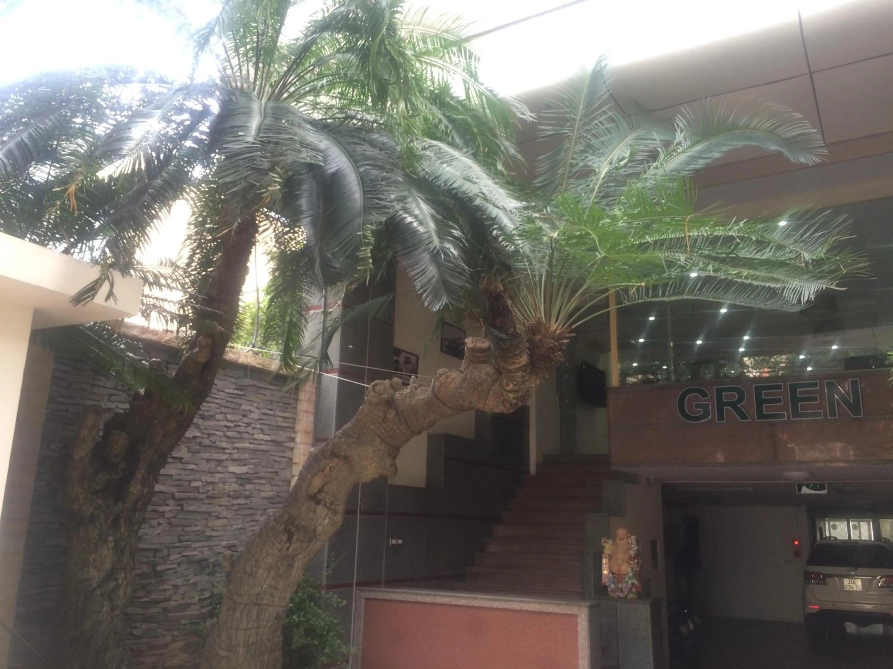 Text overlay in Chio Hotel