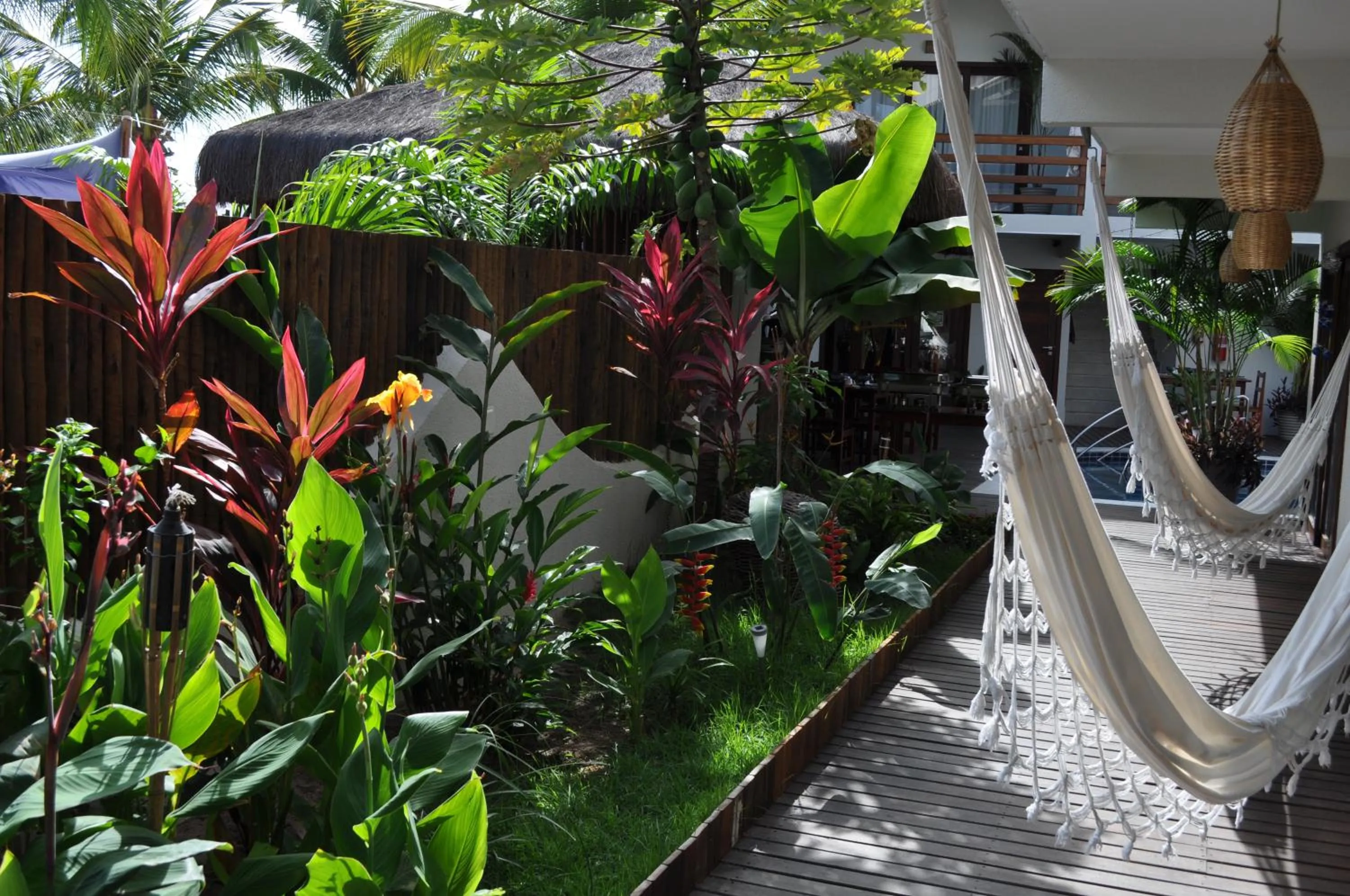 Garden in Pousada Waikiki Boutique