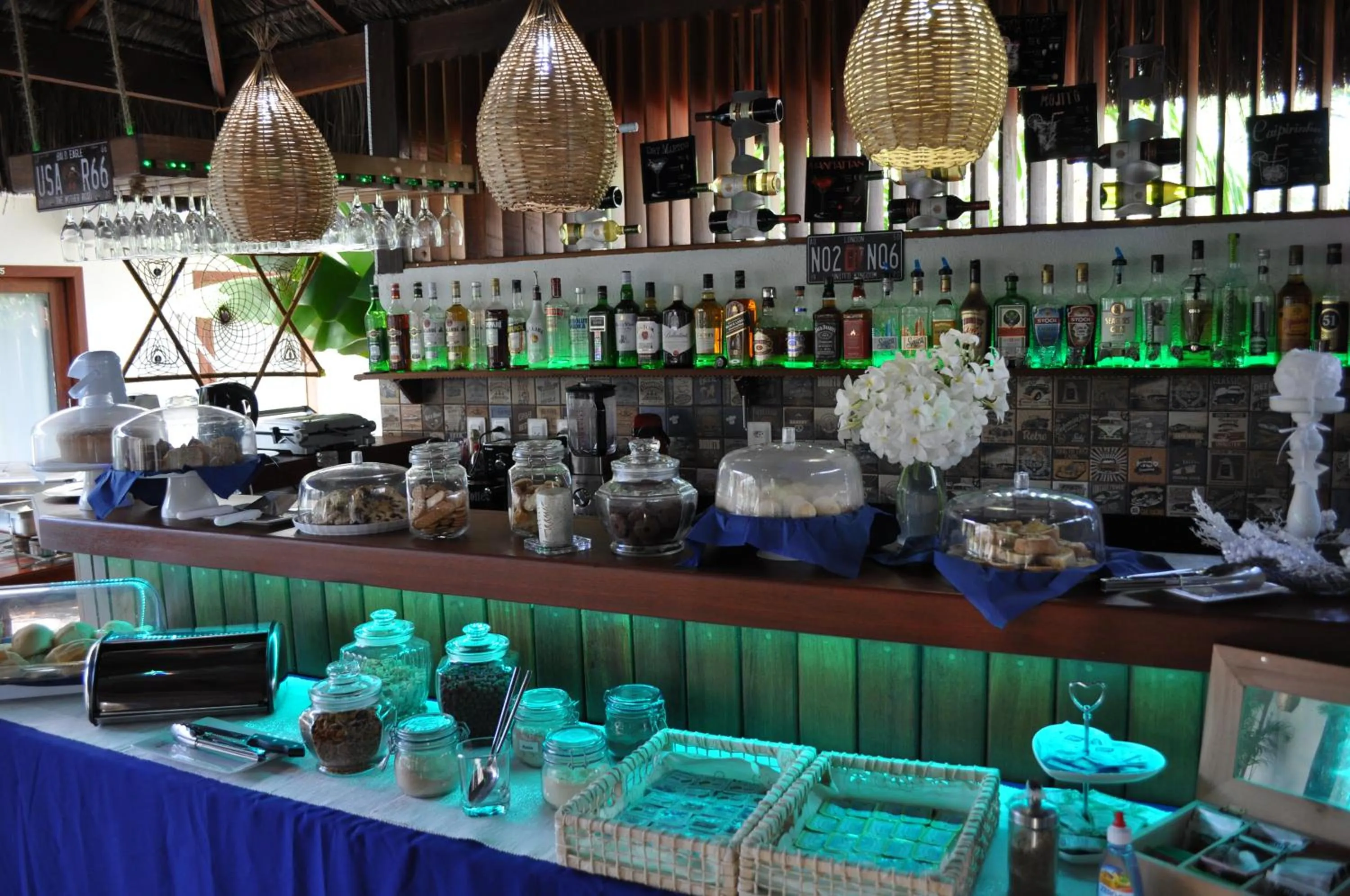 Food and drinks in Pousada Waikiki Boutique