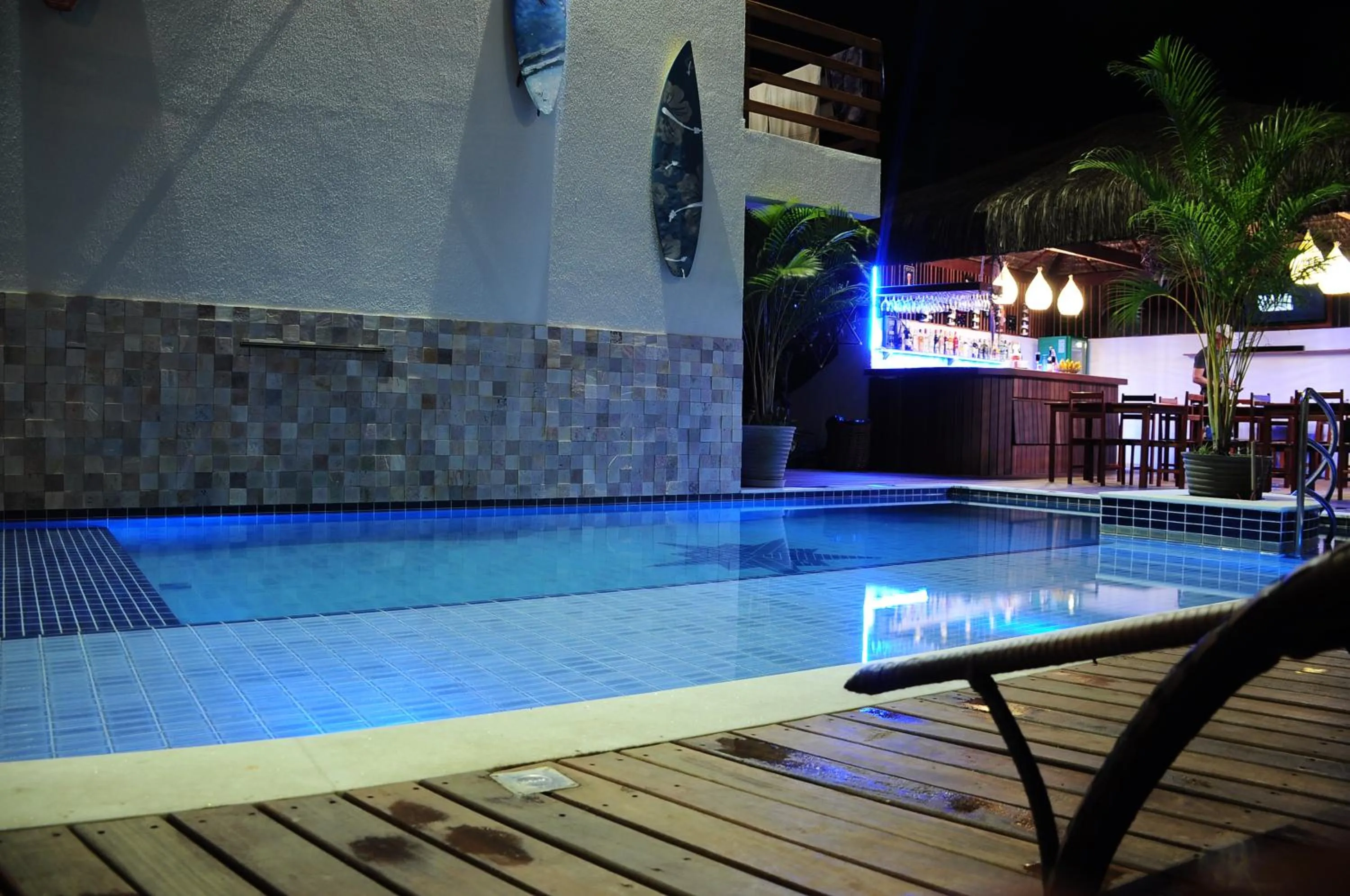 Swimming pool in Pousada Waikiki Boutique