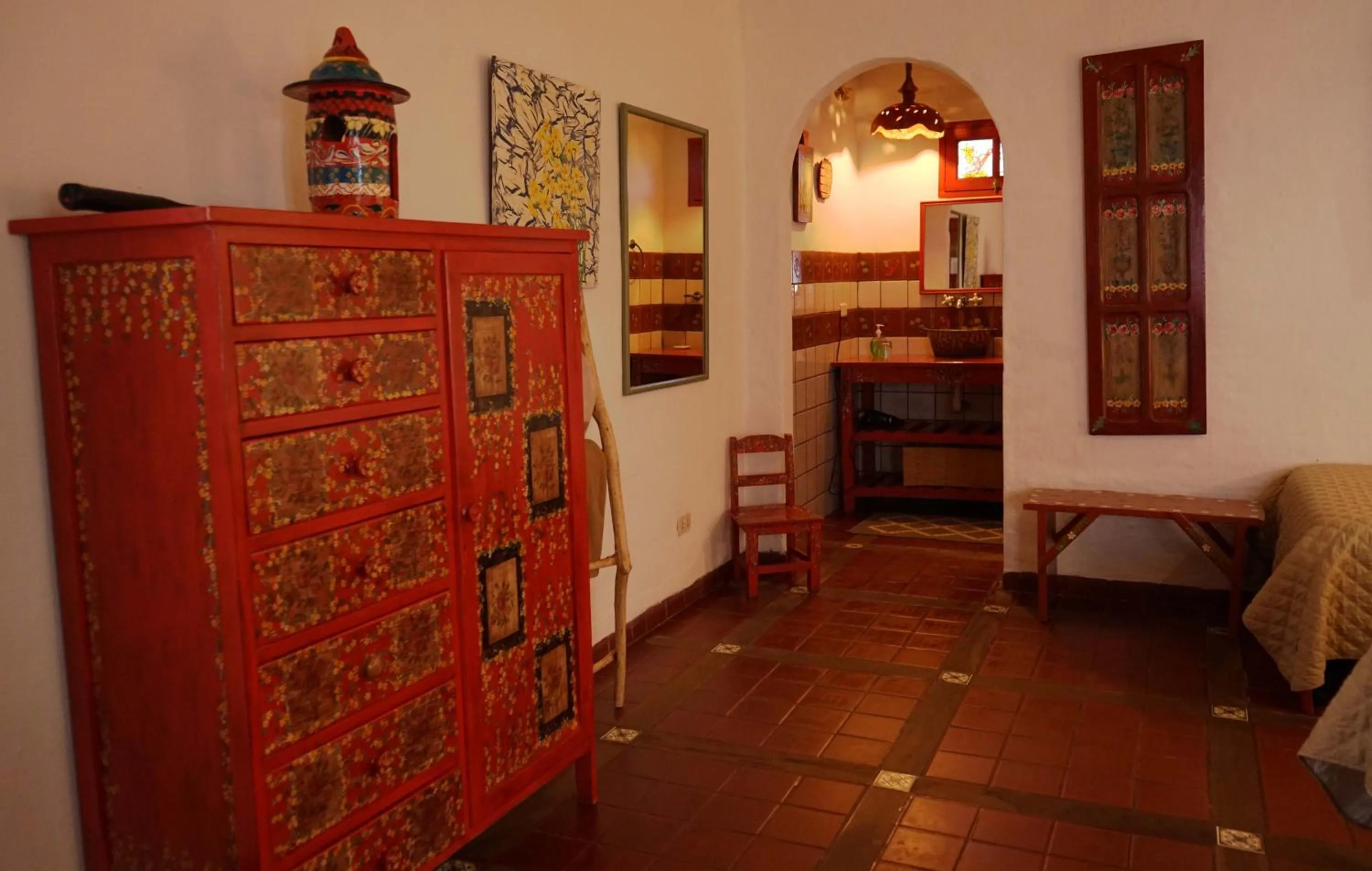 Bedroom, Bed in El Pueblito Hotel Boutique