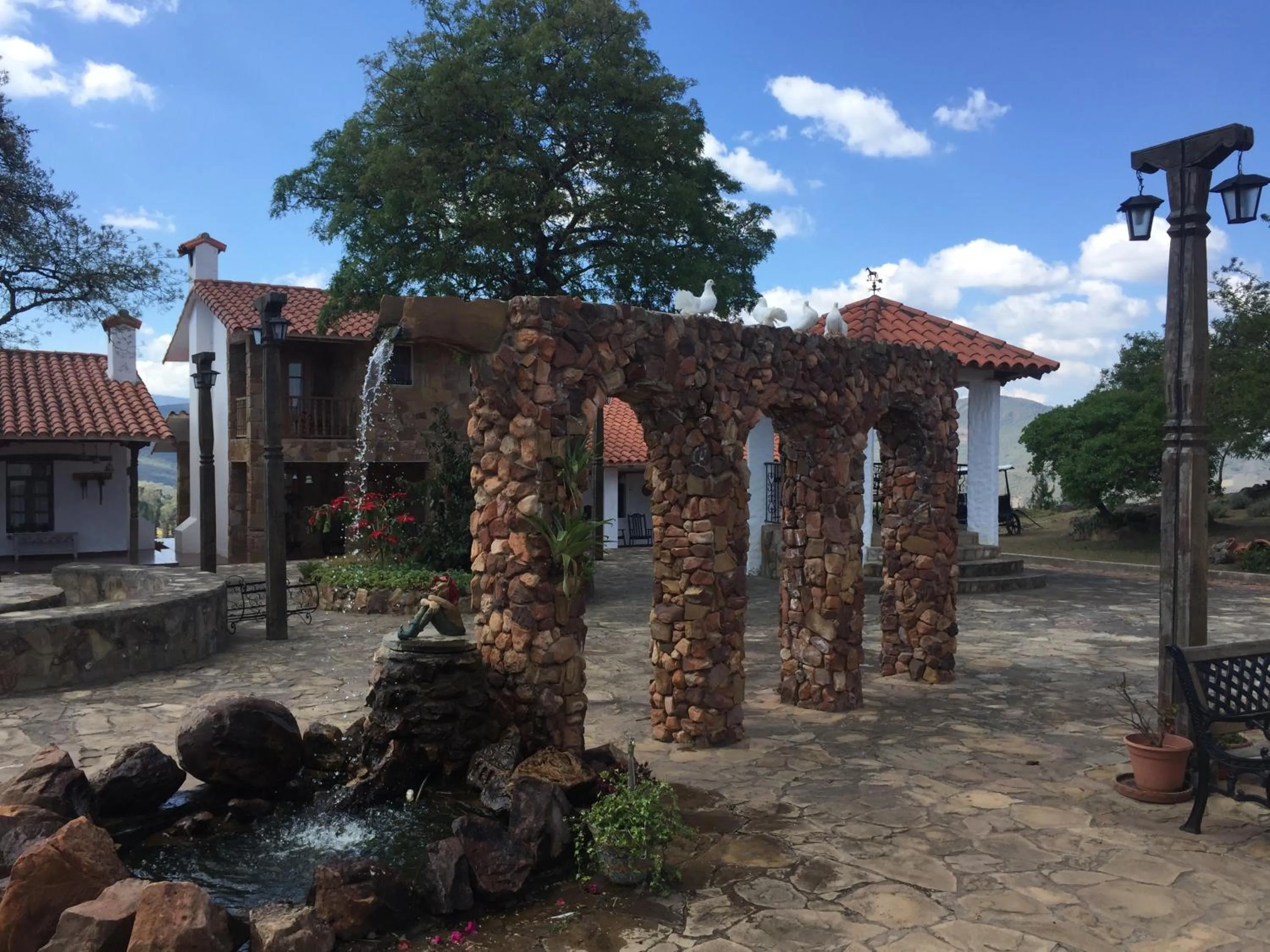 Patio in El Pueblito Hotel Boutique
