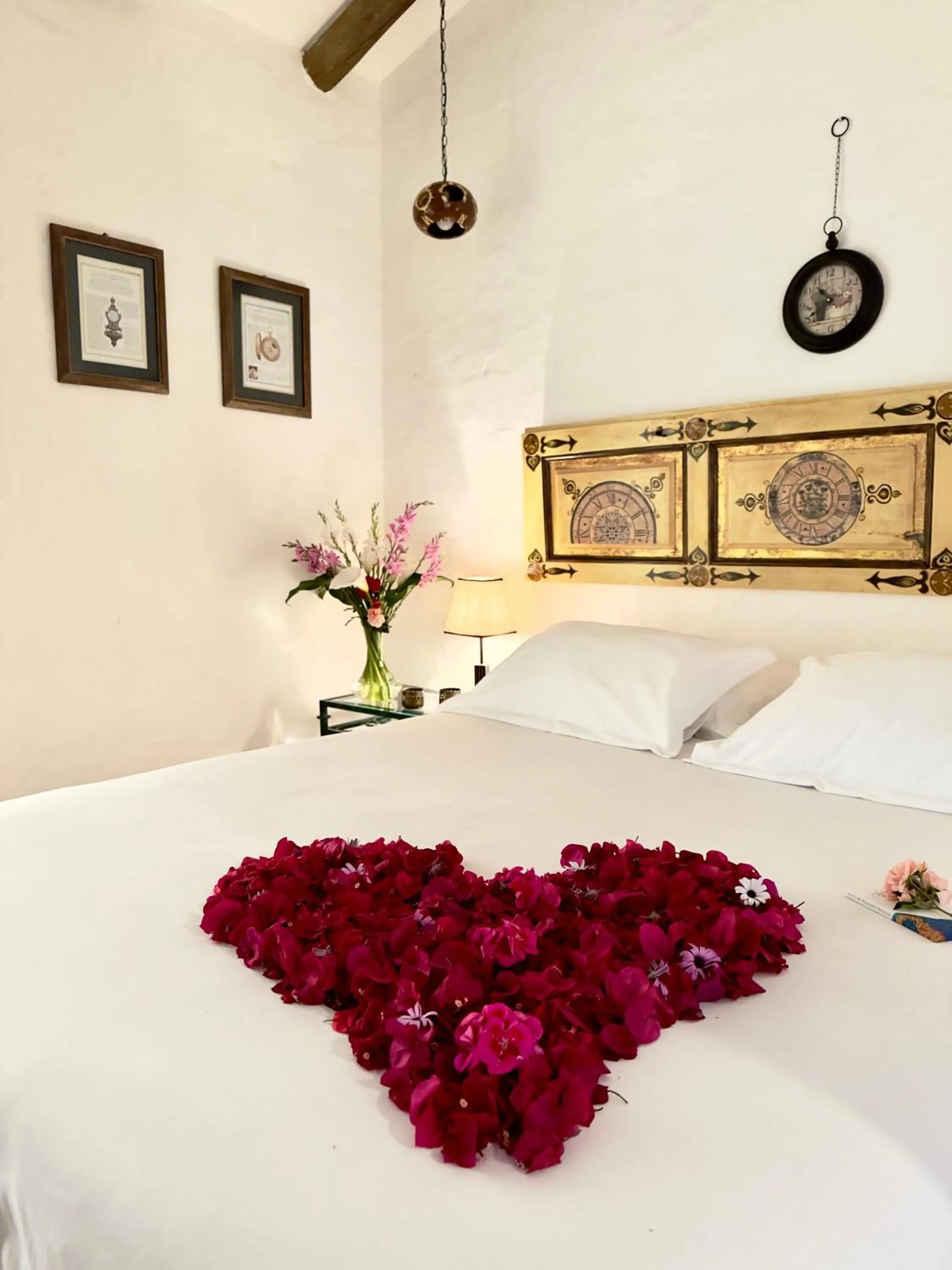 Bed in El Pueblito Hotel Boutique