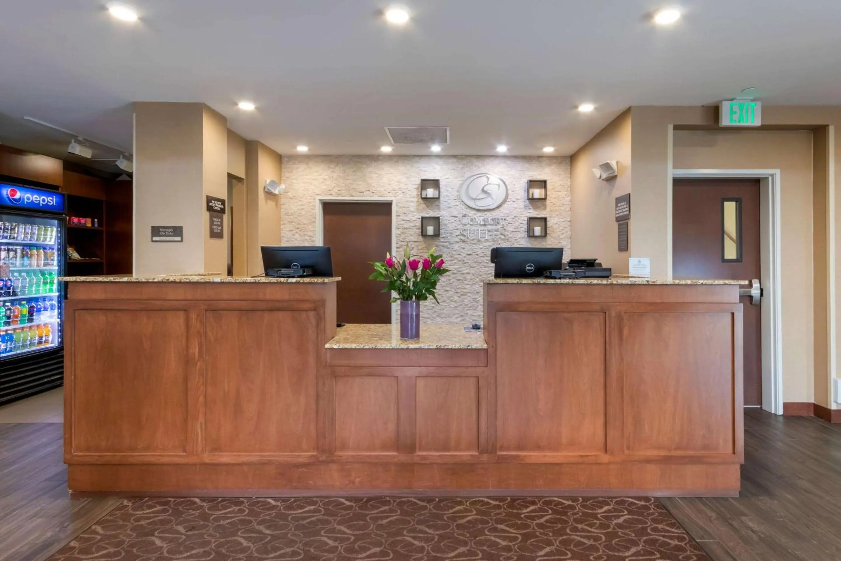 Lobby or reception in Comfort Suites Billings