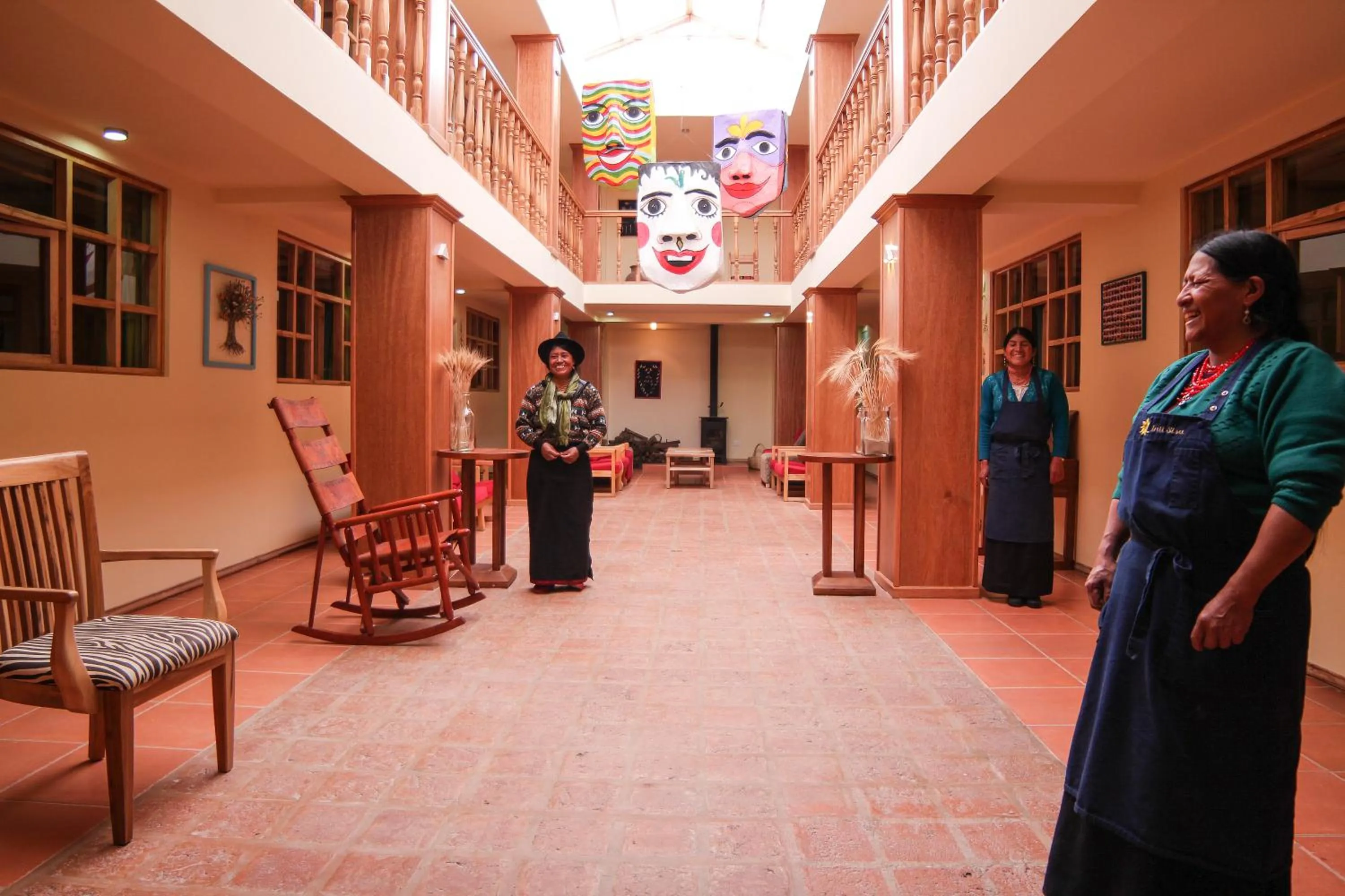 Staff in Inti Sisa Art Guesthouse