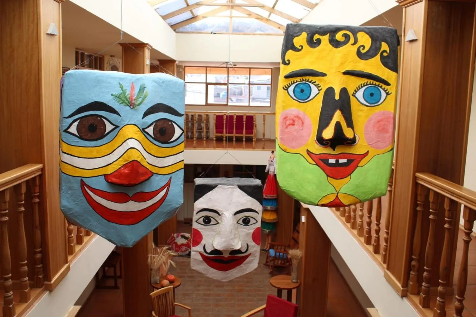 Decorative detail in Inti Sisa Art Guesthouse