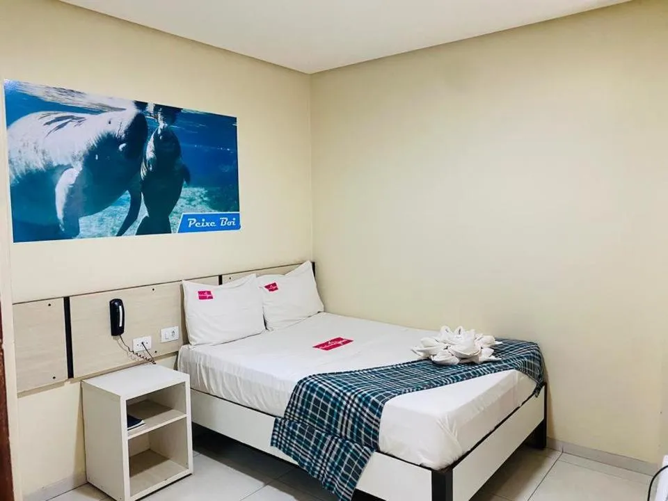 Bed in Gaivota Hotel