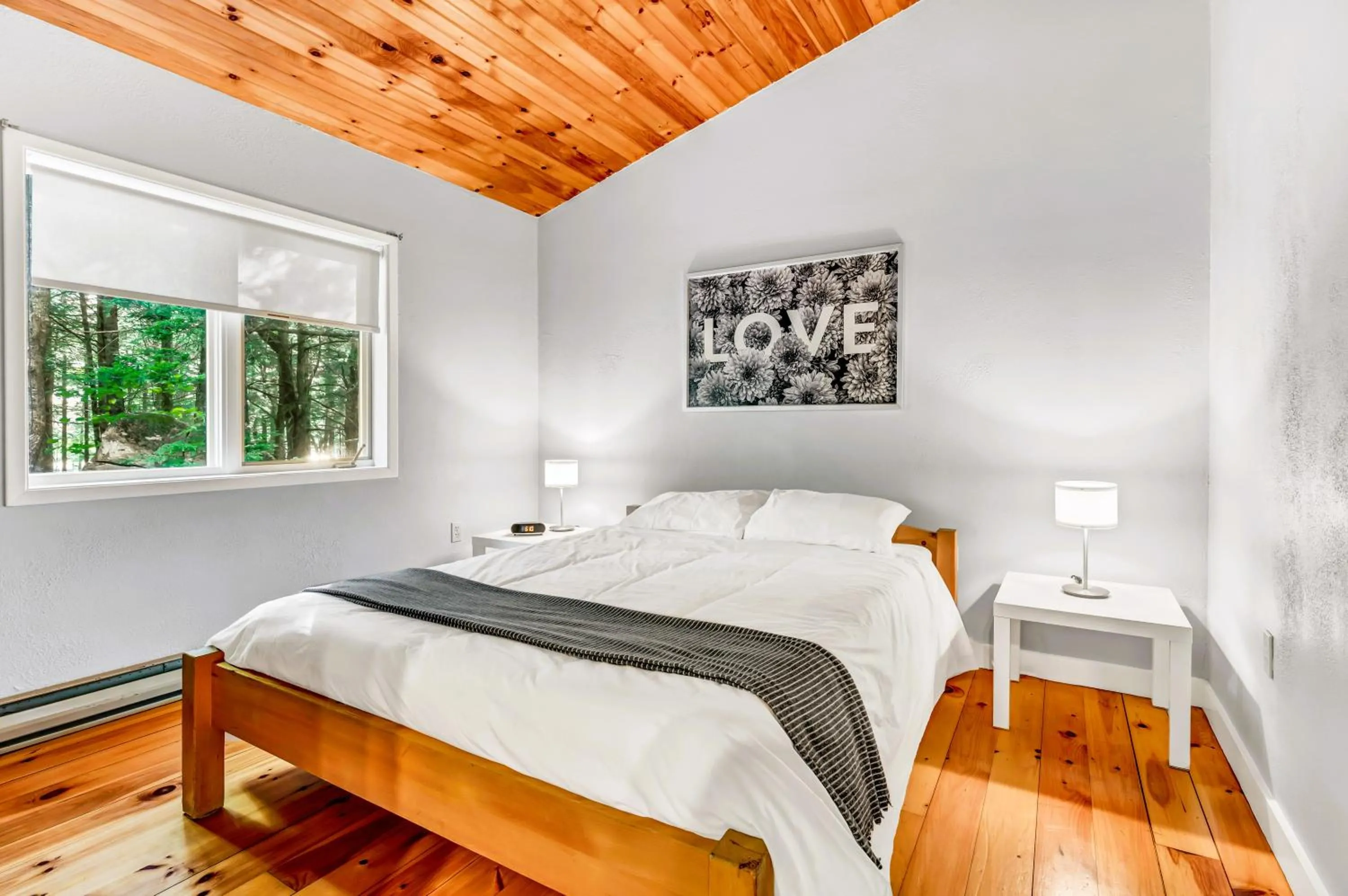 Bedroom, Bed in Mersey River Chalets a nature retreat