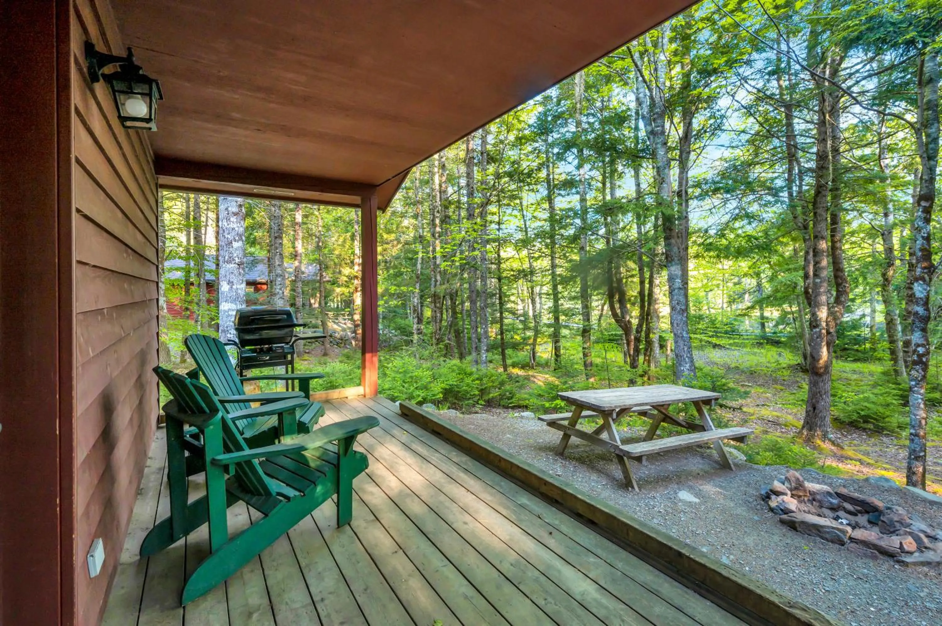 River view in Mersey River Chalets a nature retreat