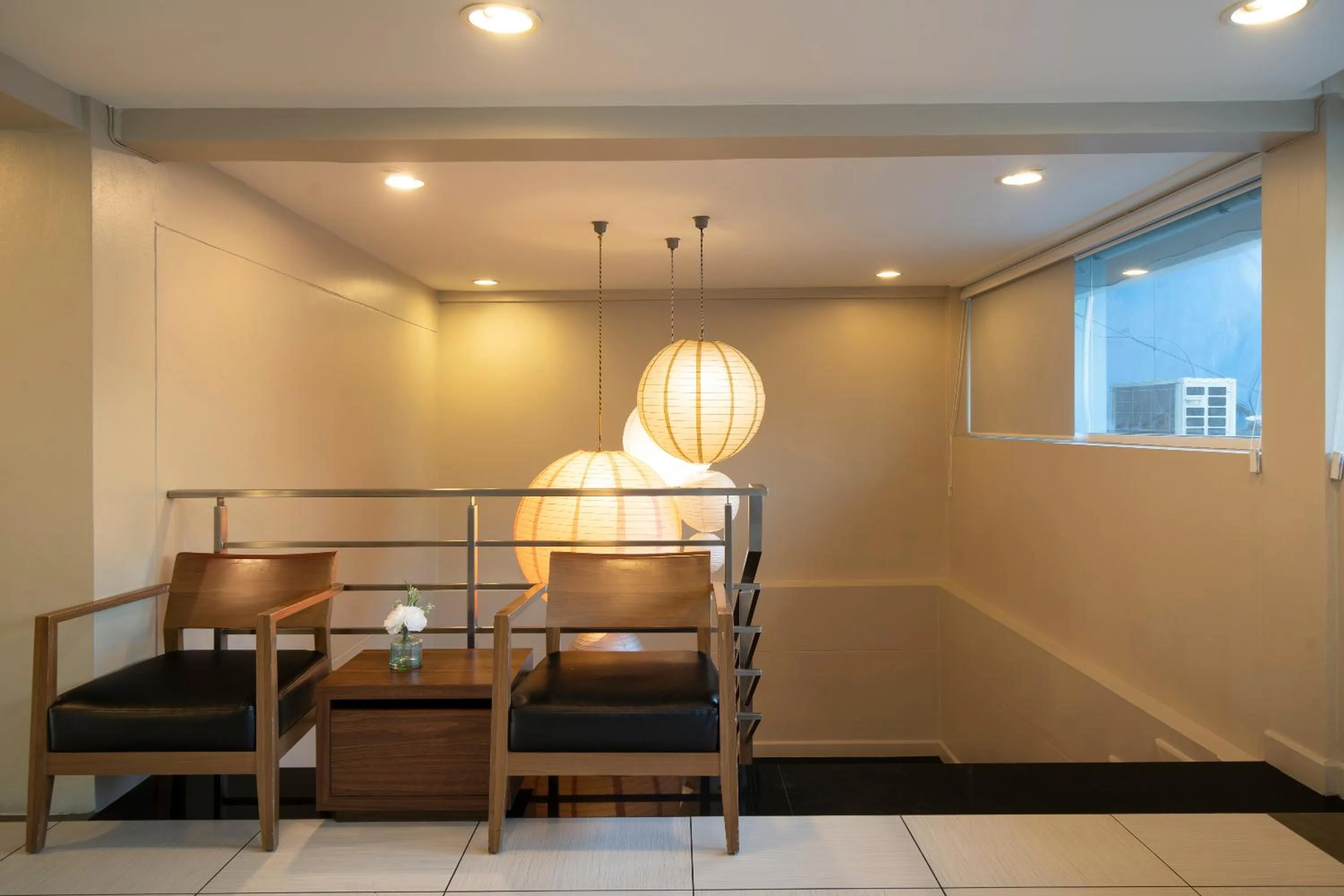 Seating area in Bangkok Loft Inn