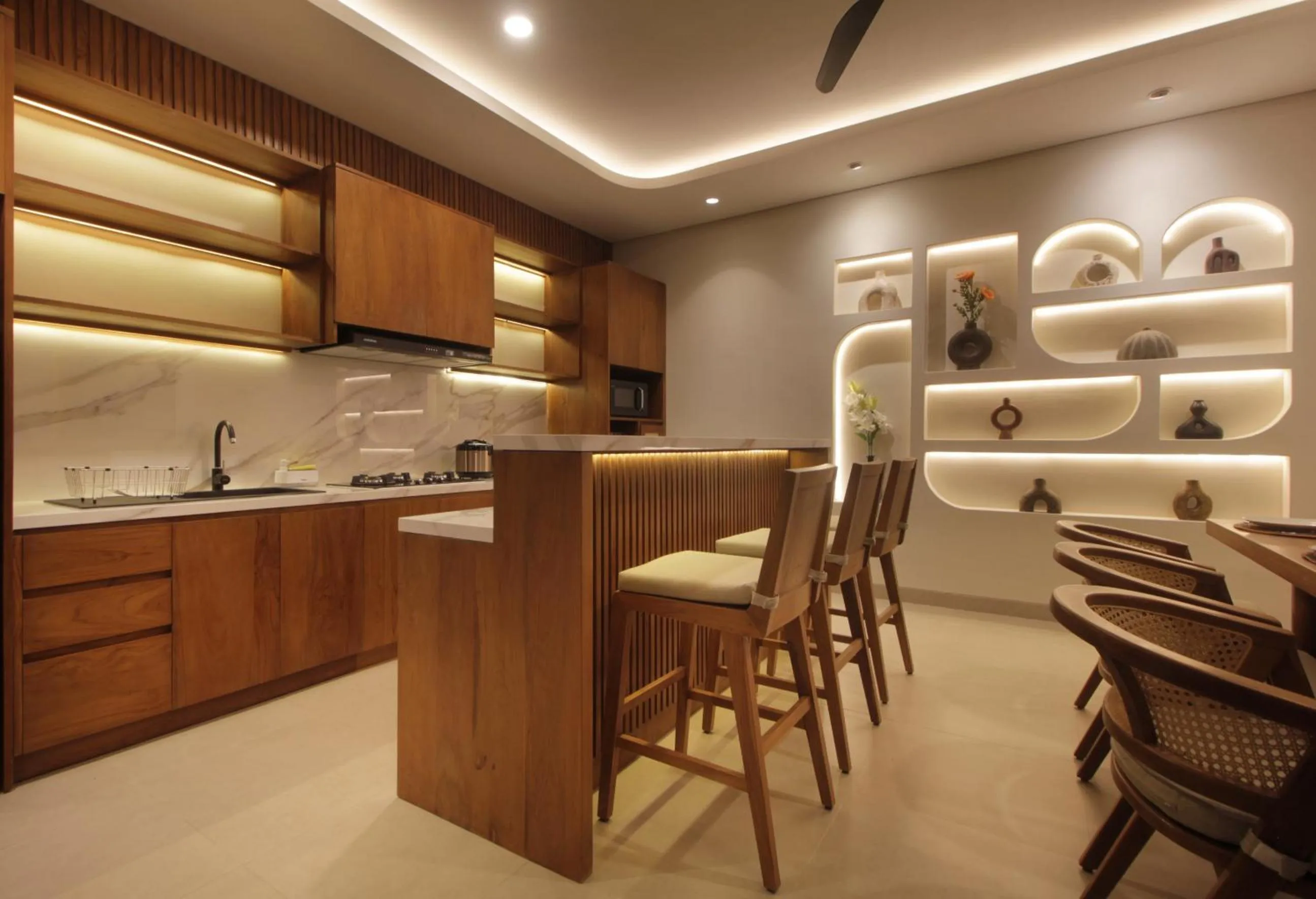 Kitchen or kitchenette in The Murdha Villa