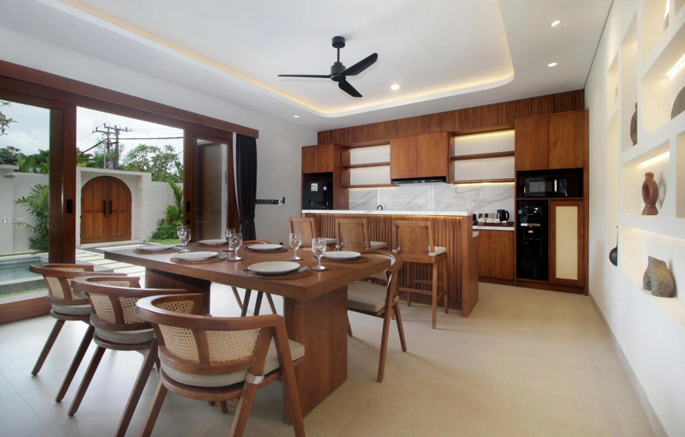 Kitchen or kitchenette in The Murdha Villa