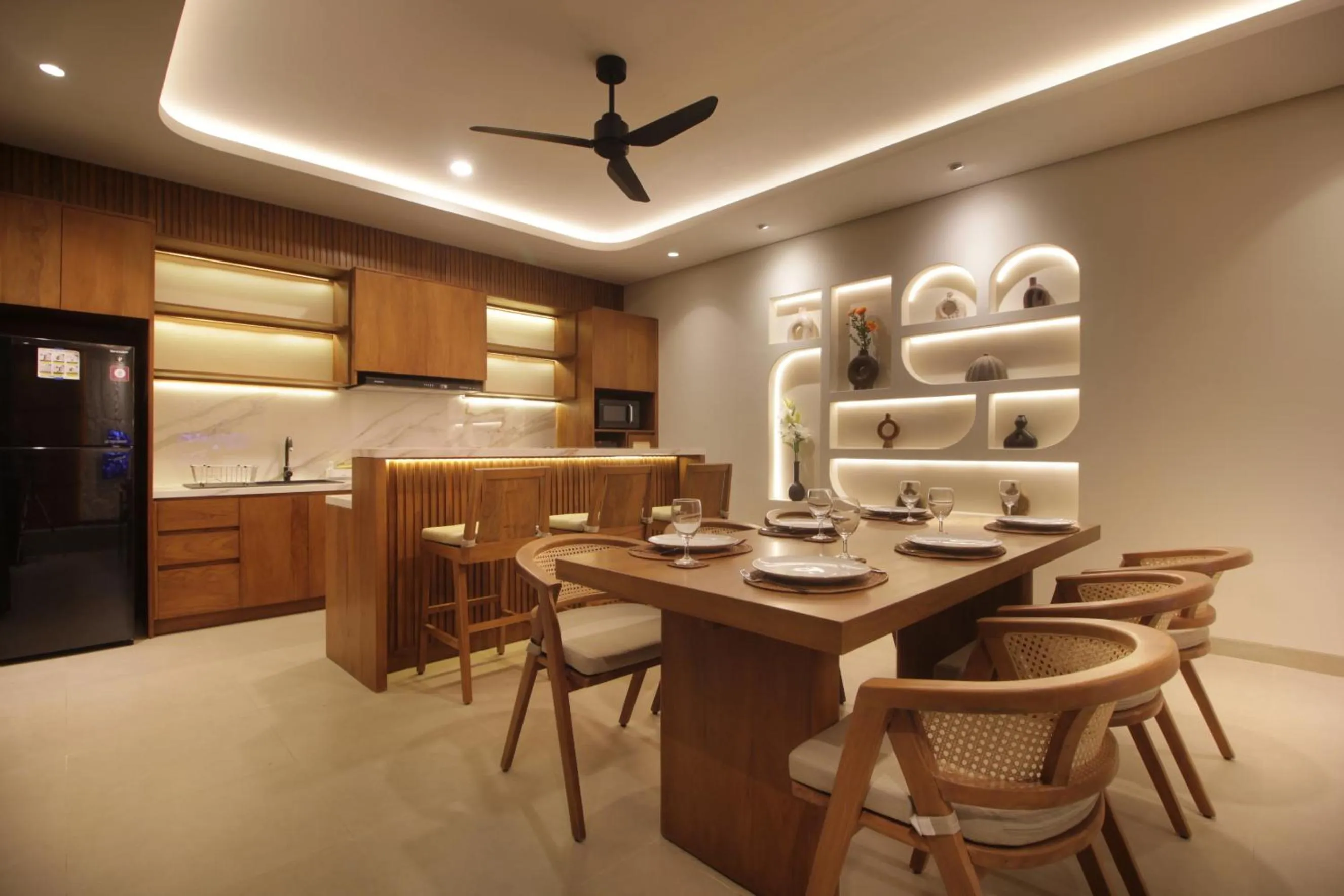 Kitchen or kitchenette in The Murdha Villa