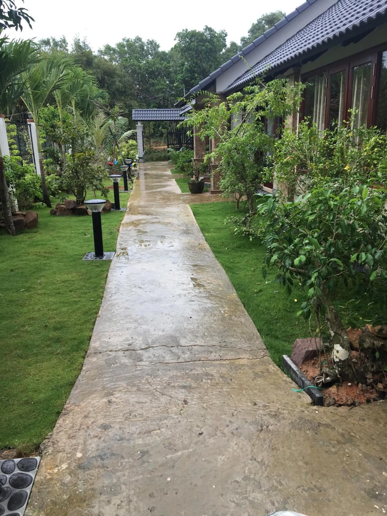 Garden in Nhat Huy Bungalow Phu Quoc