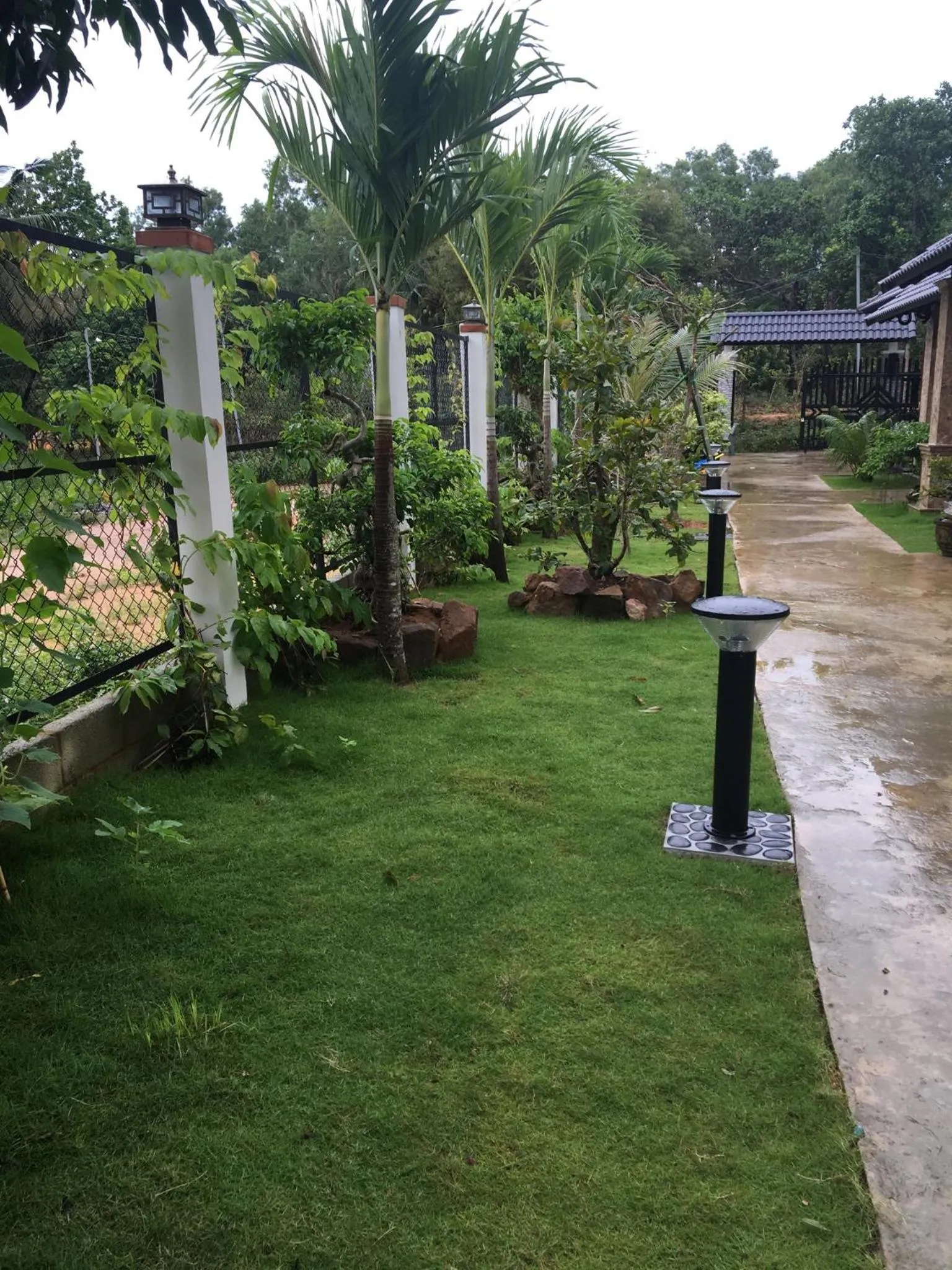 Garden in Nhat Huy Bungalow Phu Quoc