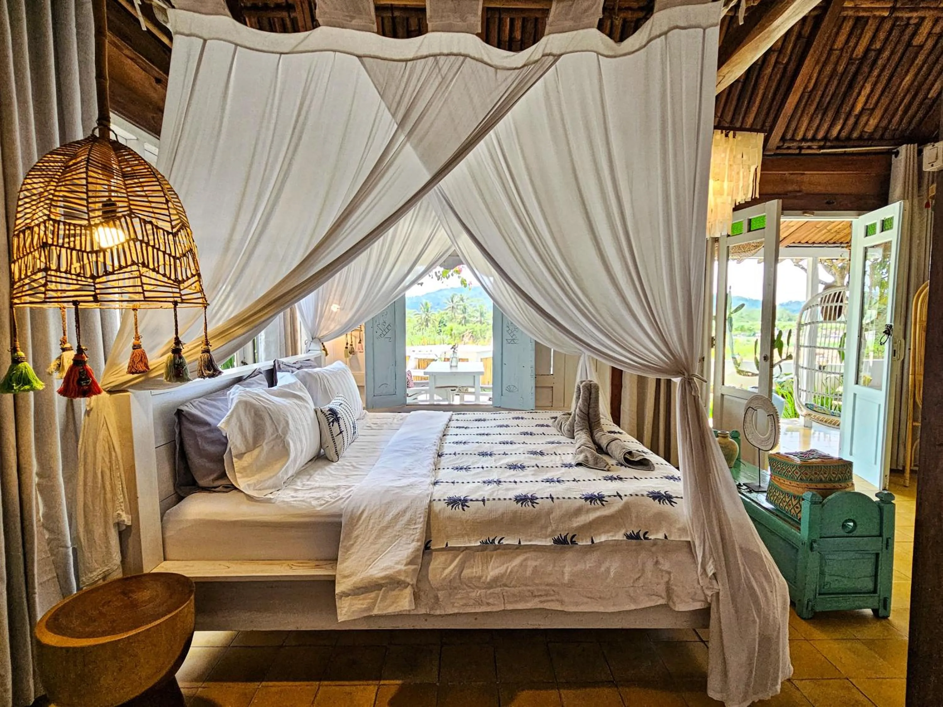 Bed in Janur Bungalow