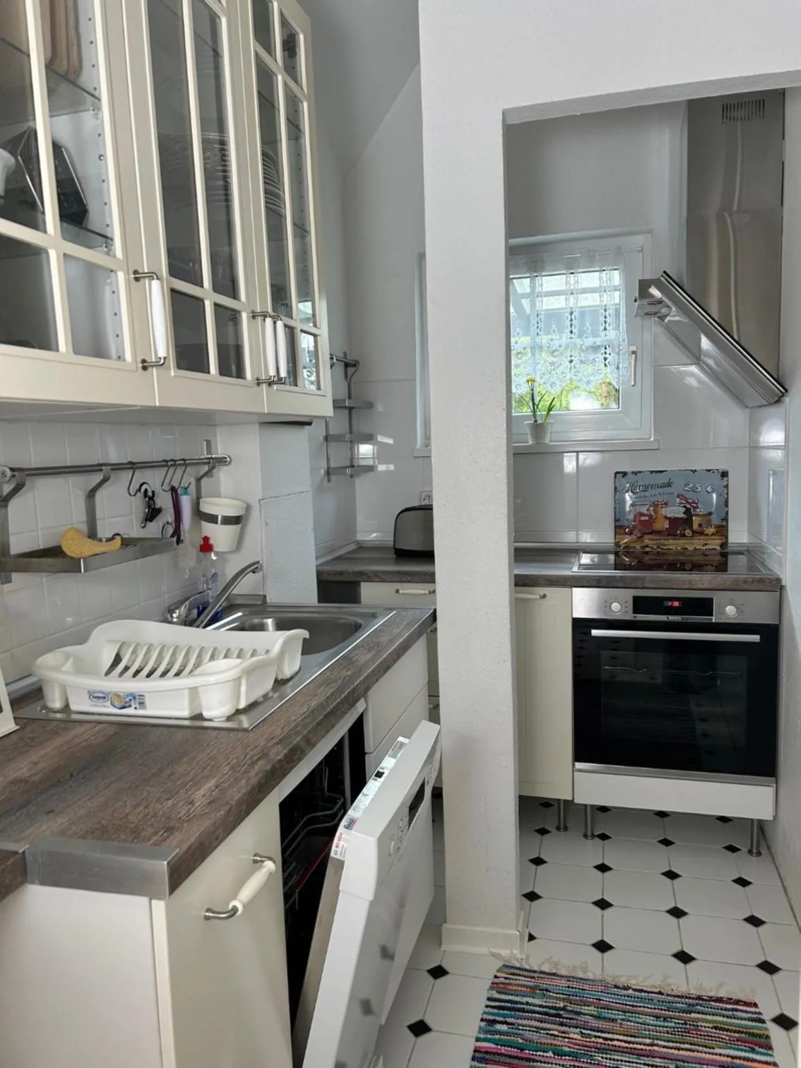 Kitchen or kitchenette in Haus Waldwiese