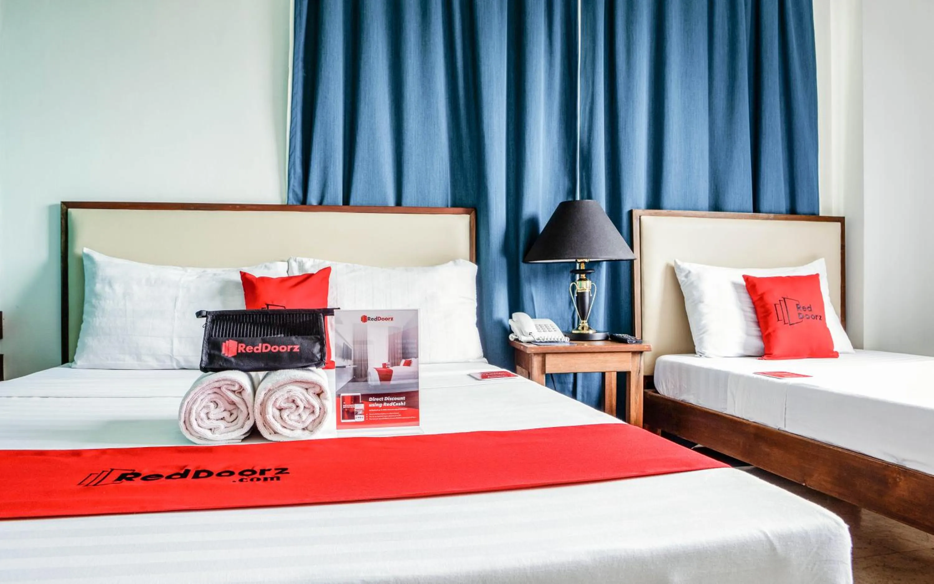 Bed in RedDoorz Plus near Rizal Junction