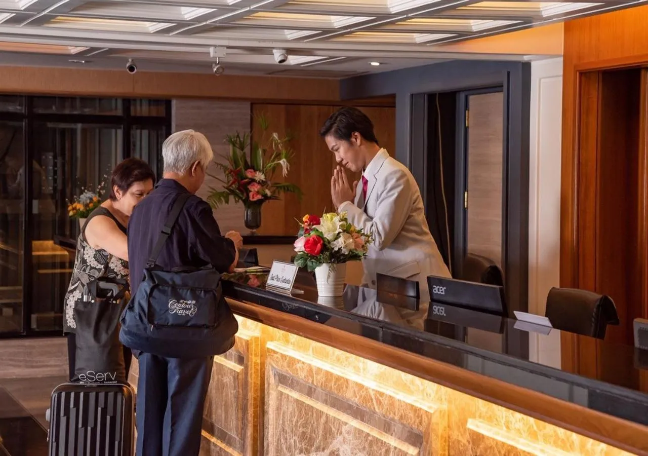 Lobby or reception in Dang Derm In The Park Khaosan