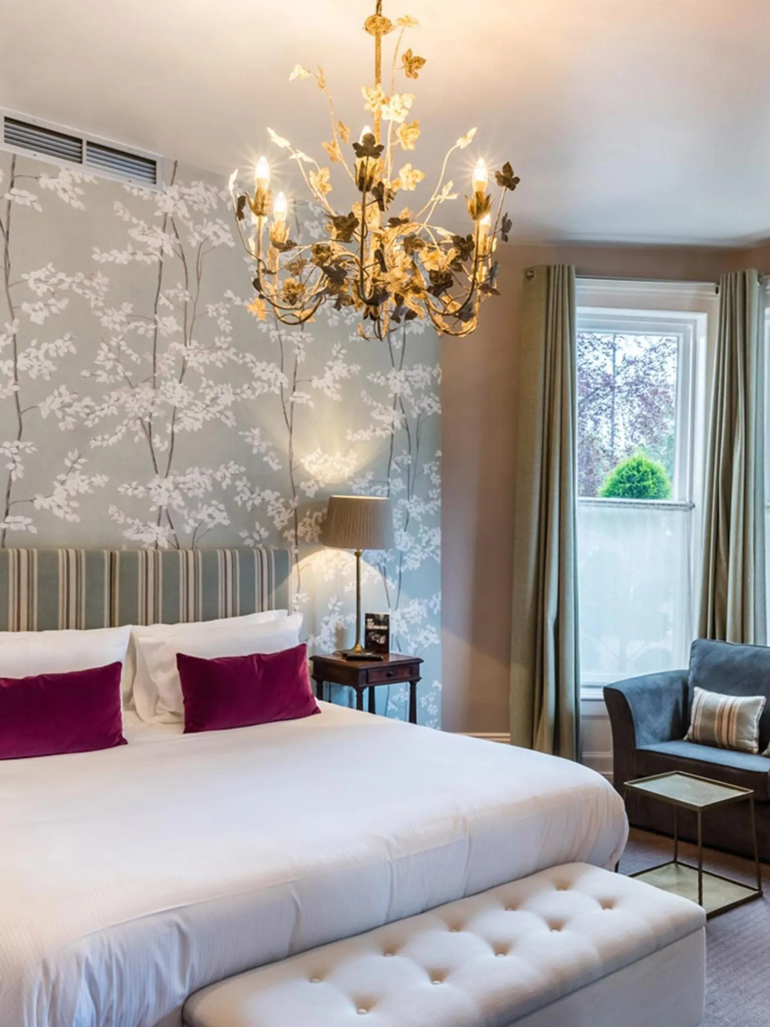 Decorative detail, Bed in The High Field Town House