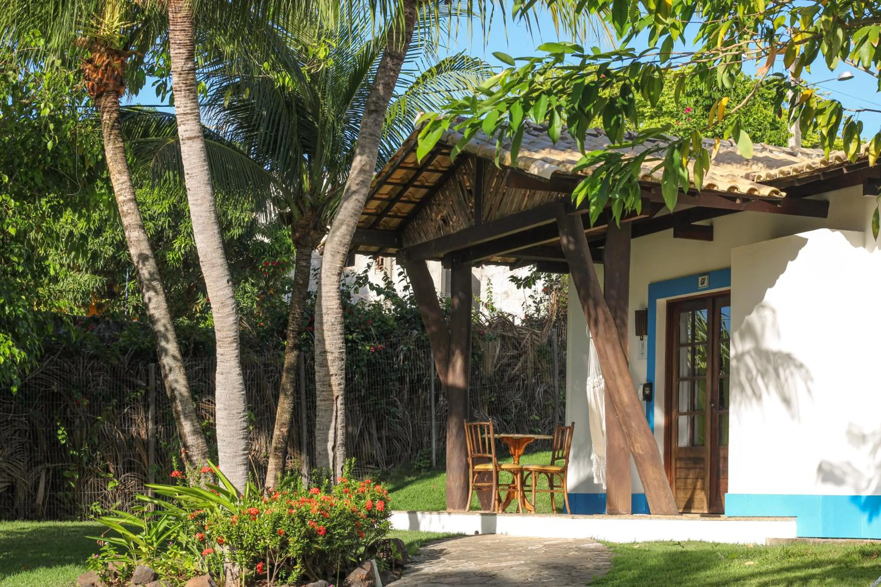 Patio in Hotel Tibau Lagoa