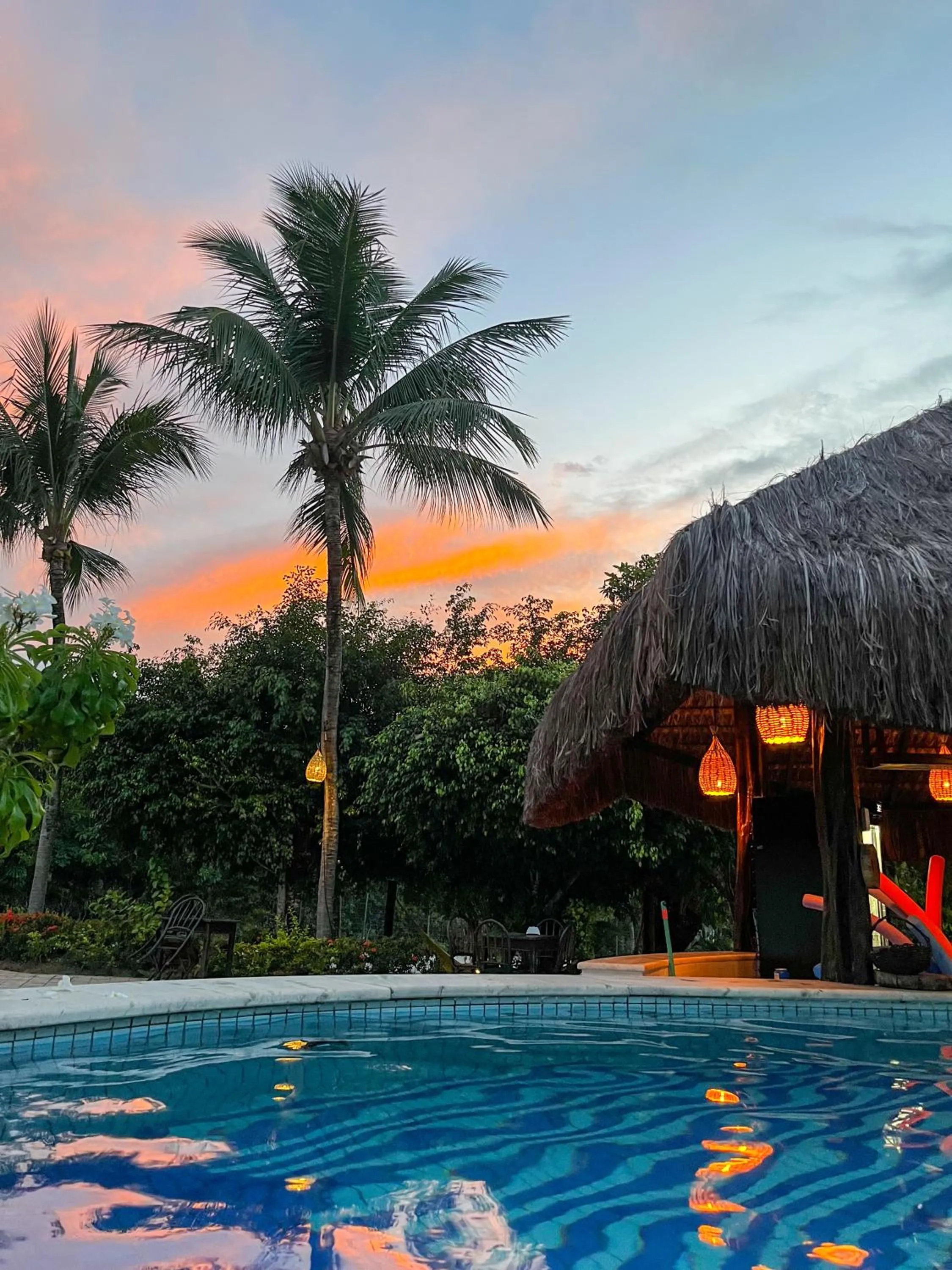 Pool view in Hotel Tibau Lagoa