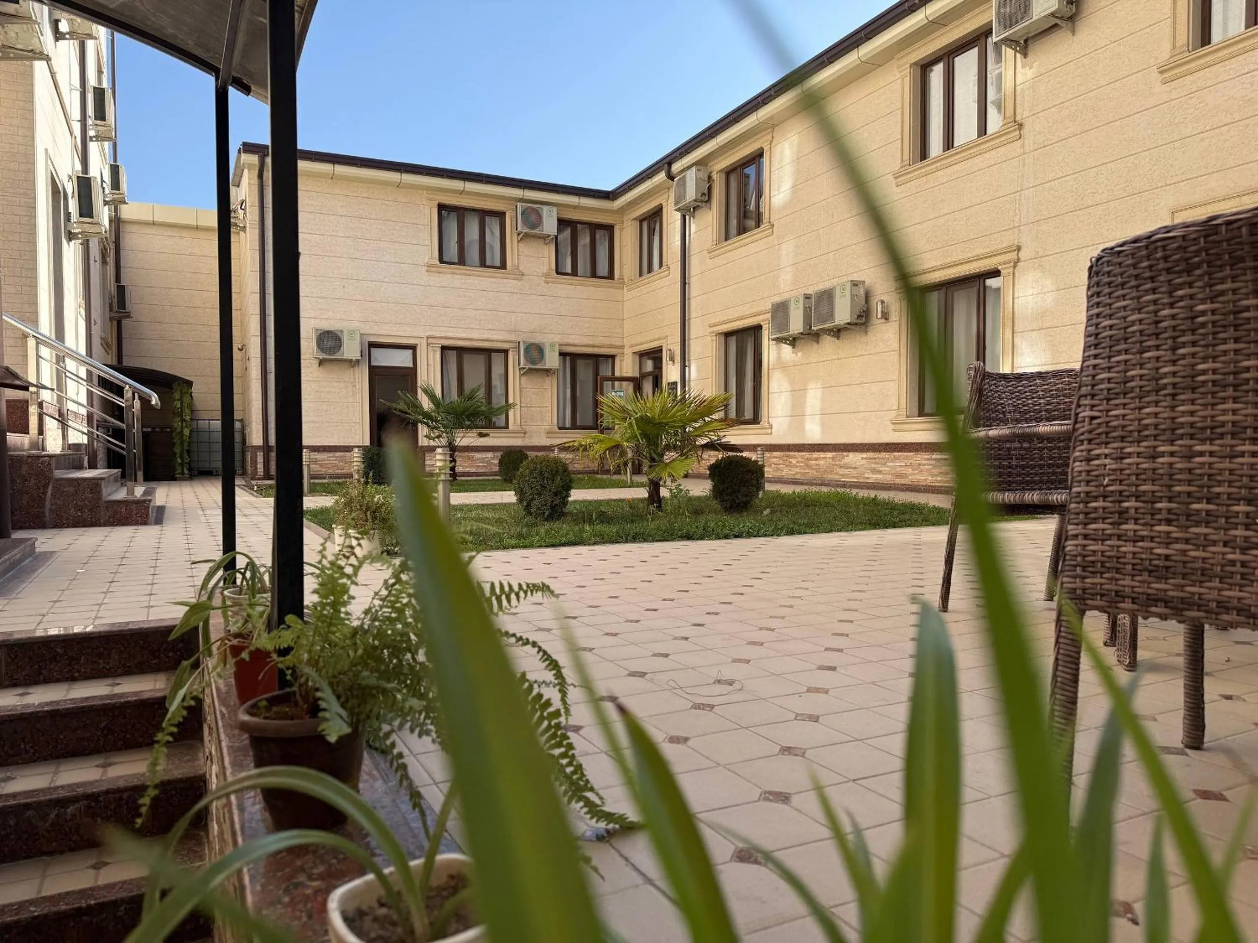 Inner courtyard view in Grand Art Hotel