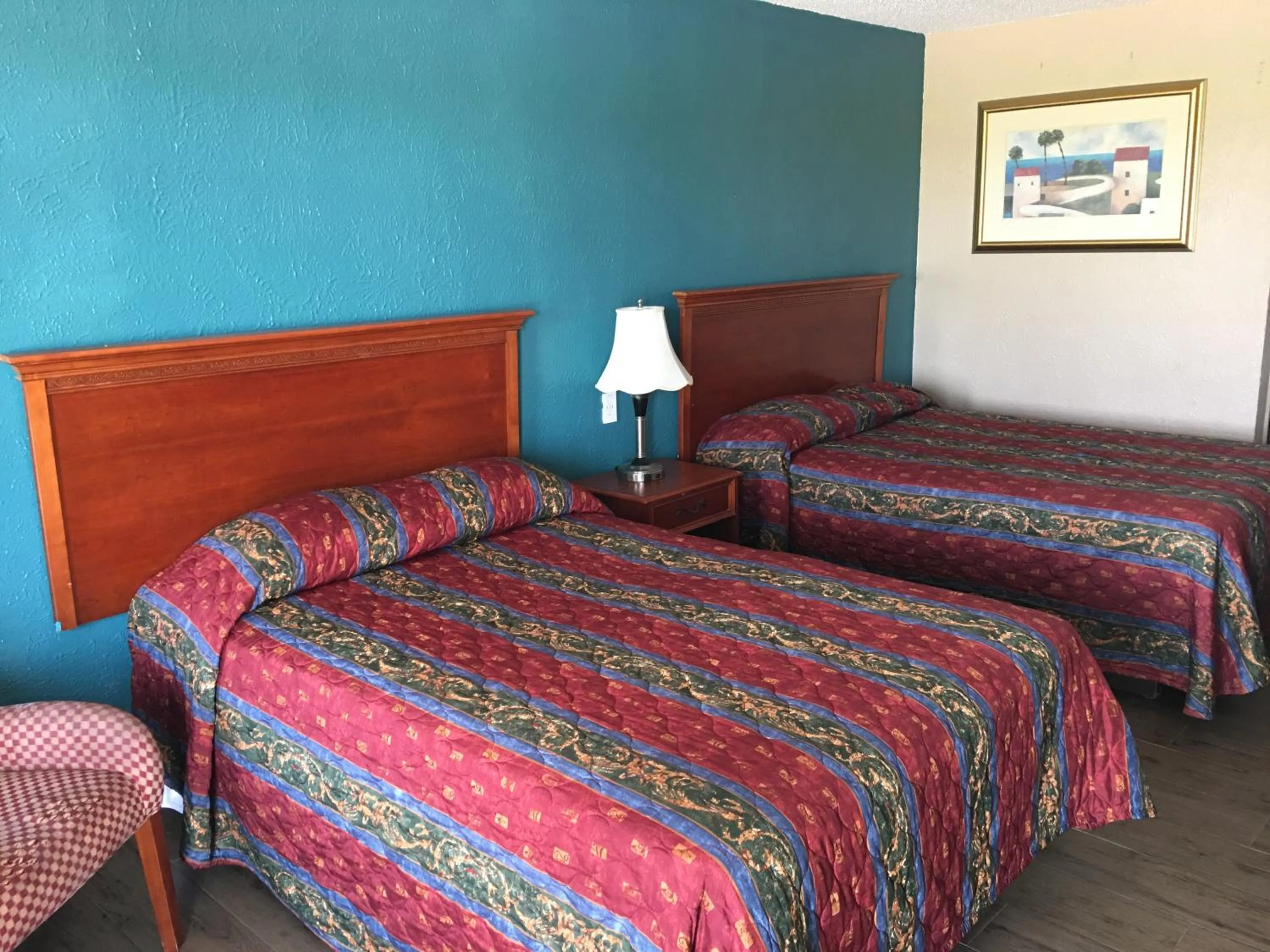 Bed in Chaparral Motel