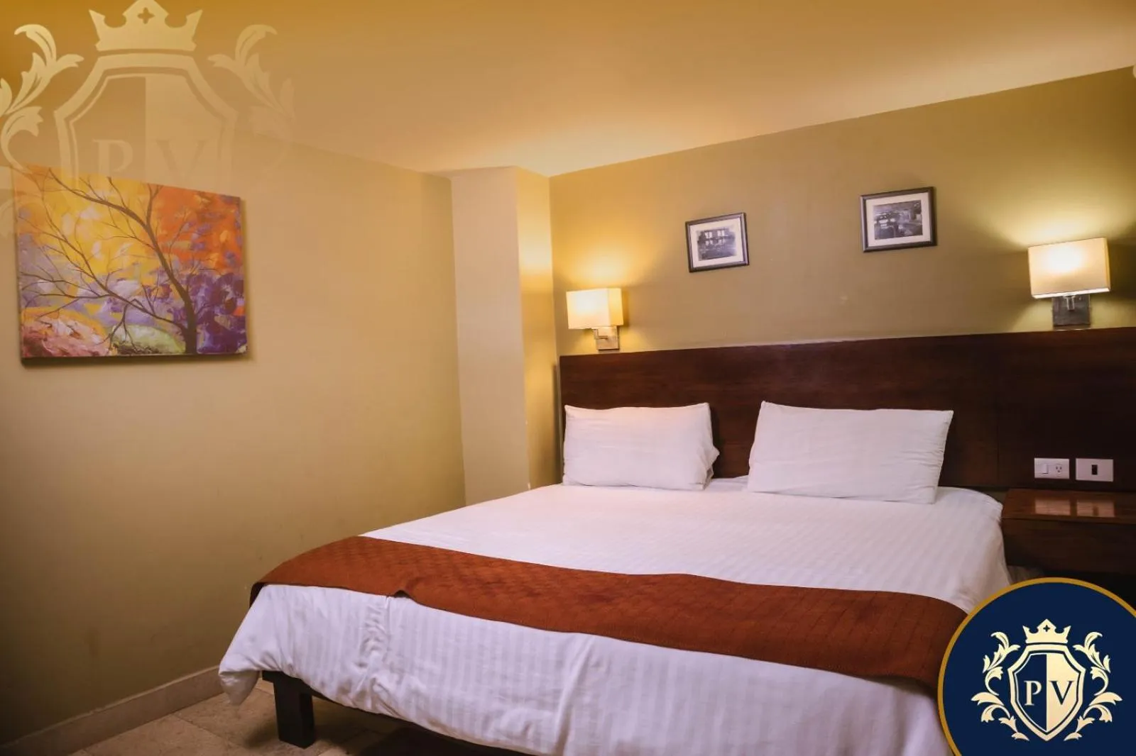 Bed in Hotel Posada del Virrey