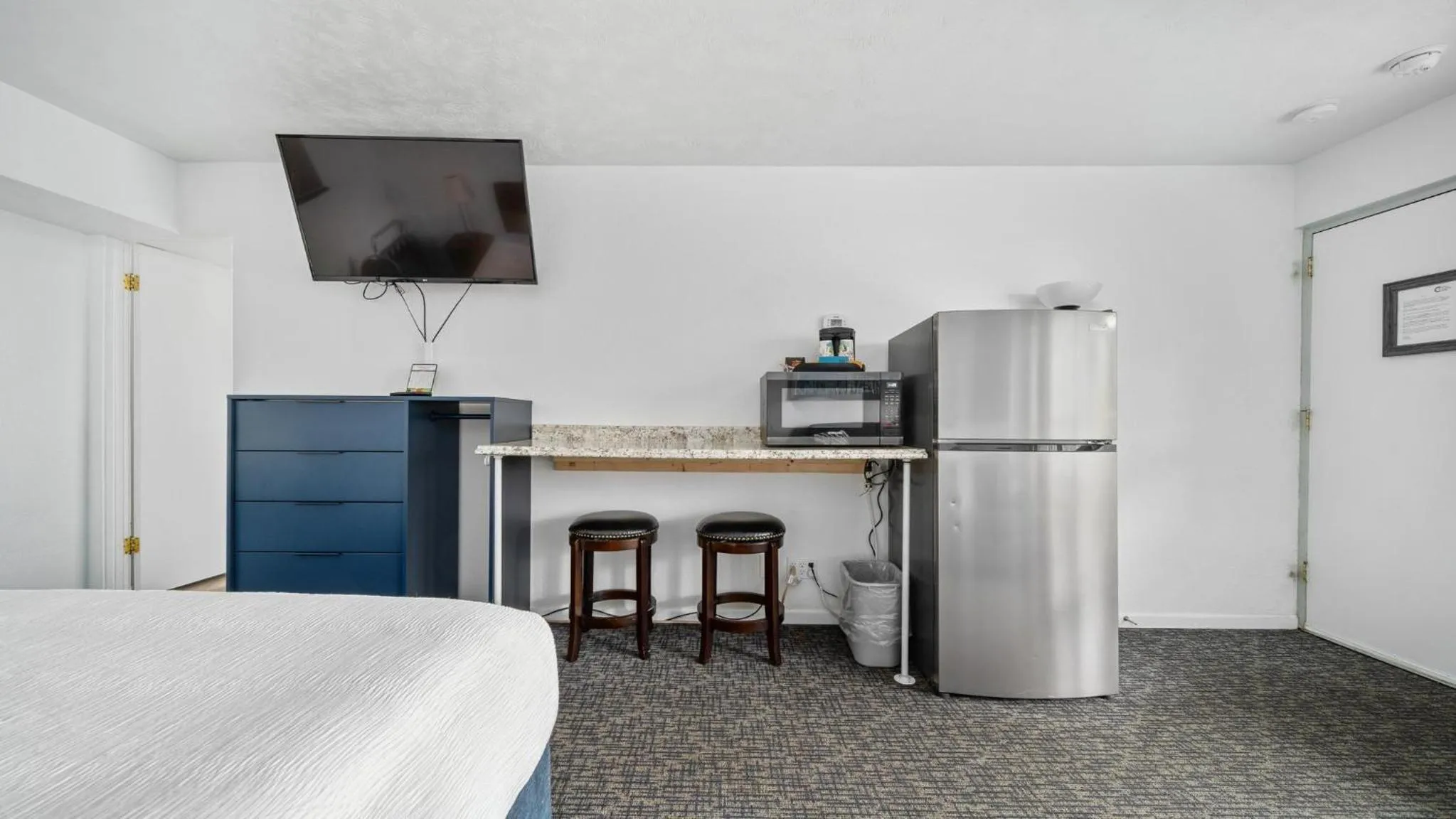 Bed in Grand Traverse Motel