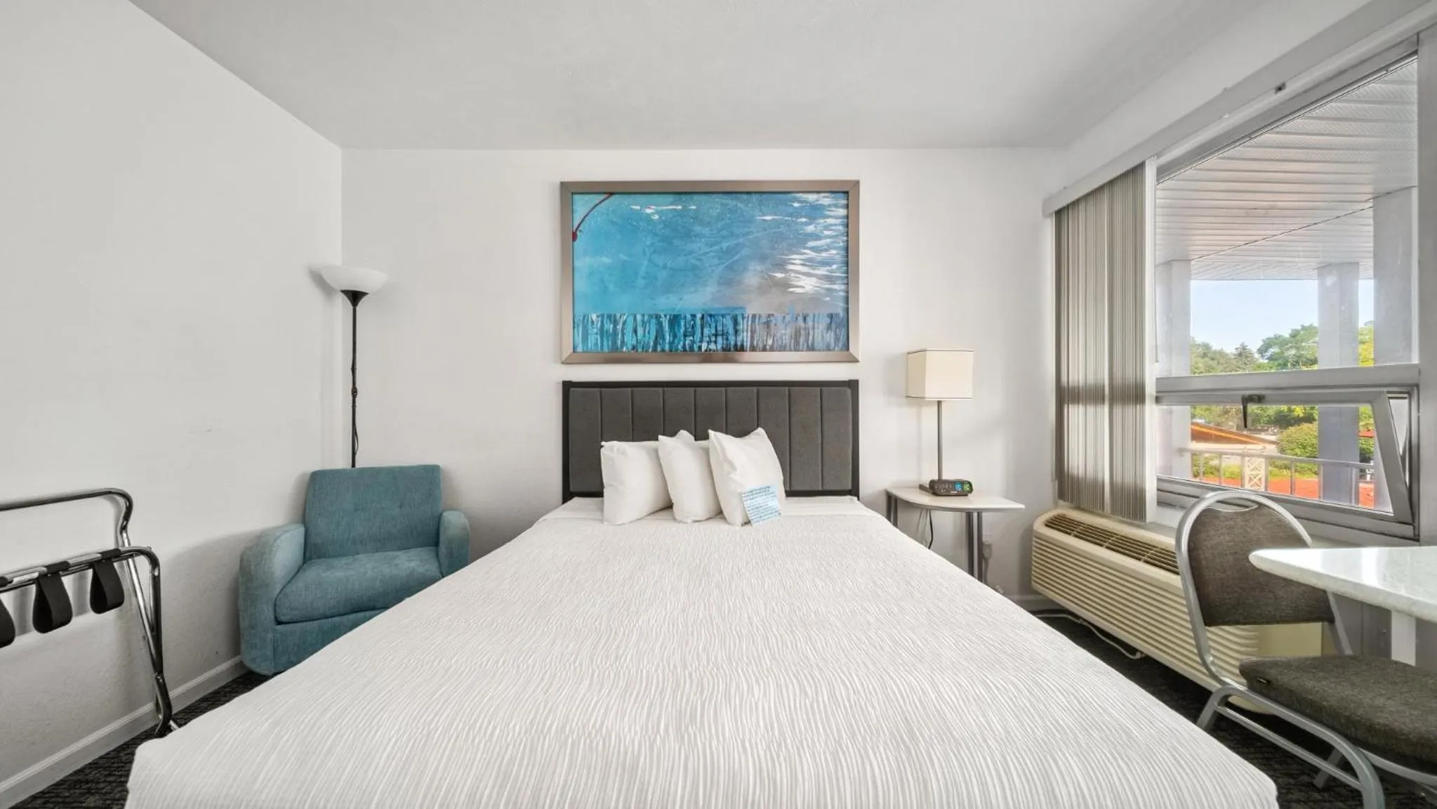 Bed in Grand Traverse Motel