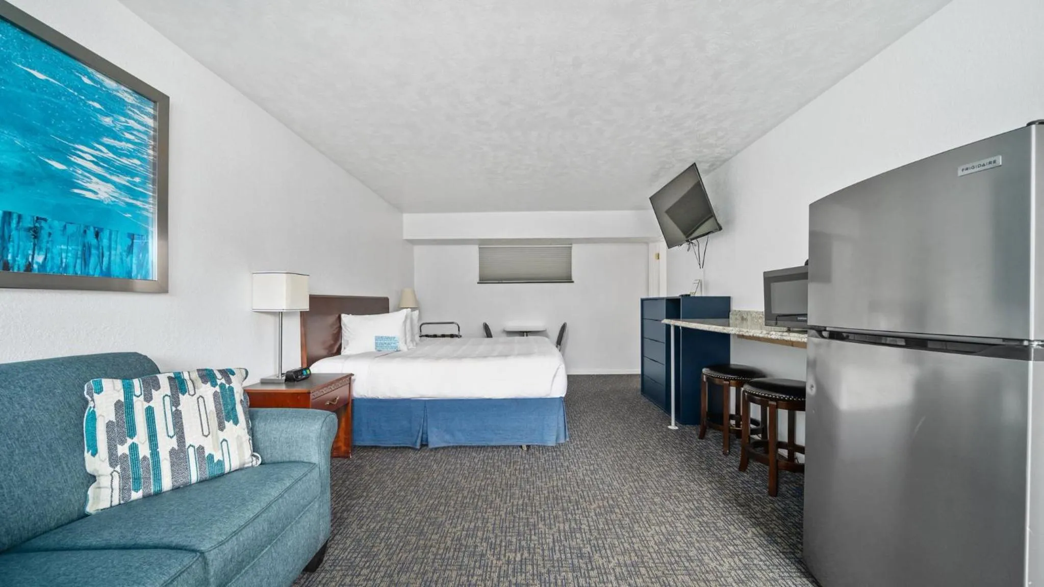 Bed in Grand Traverse Motel