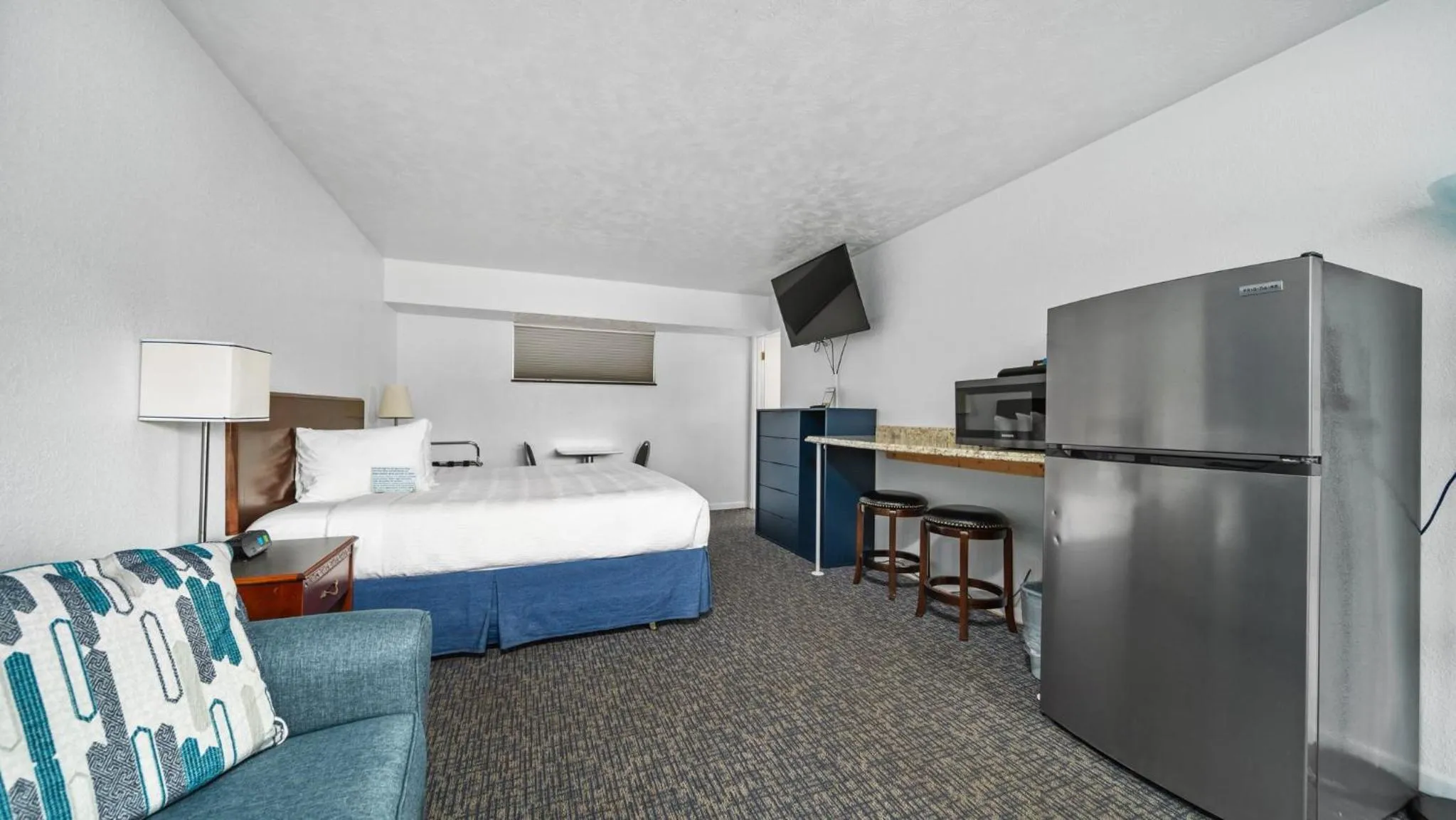 Bed in Grand Traverse Motel