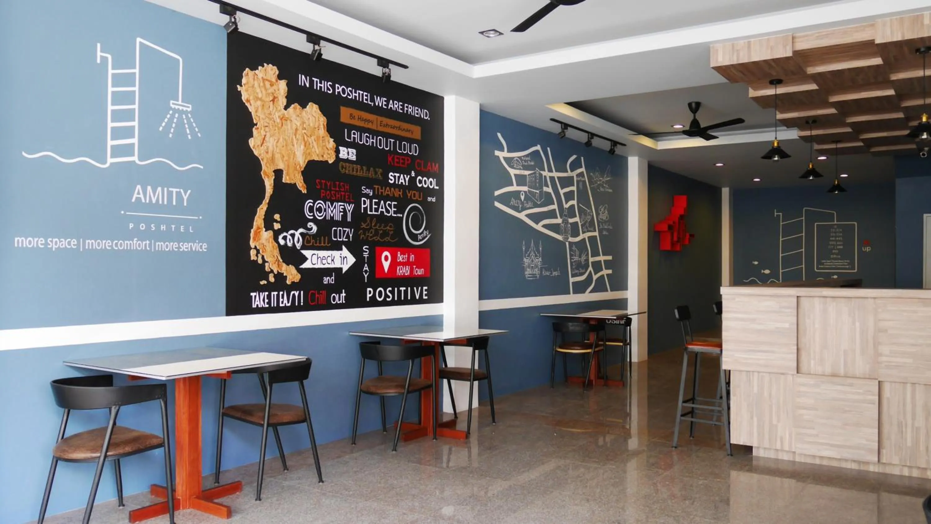 Lobby or reception in Amity Poshtel