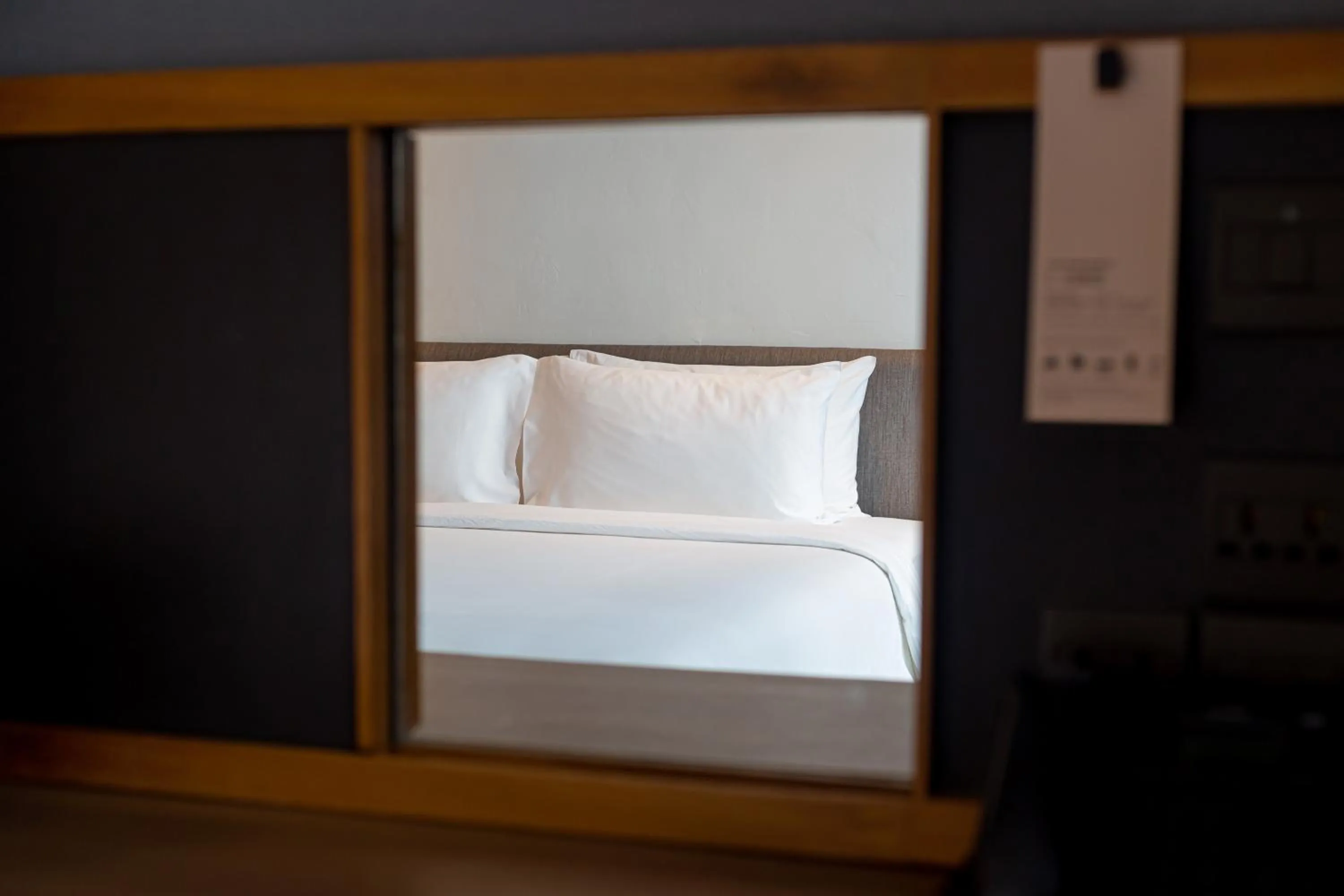 Decorative detail, Bed in Volve Hotel Bangkok