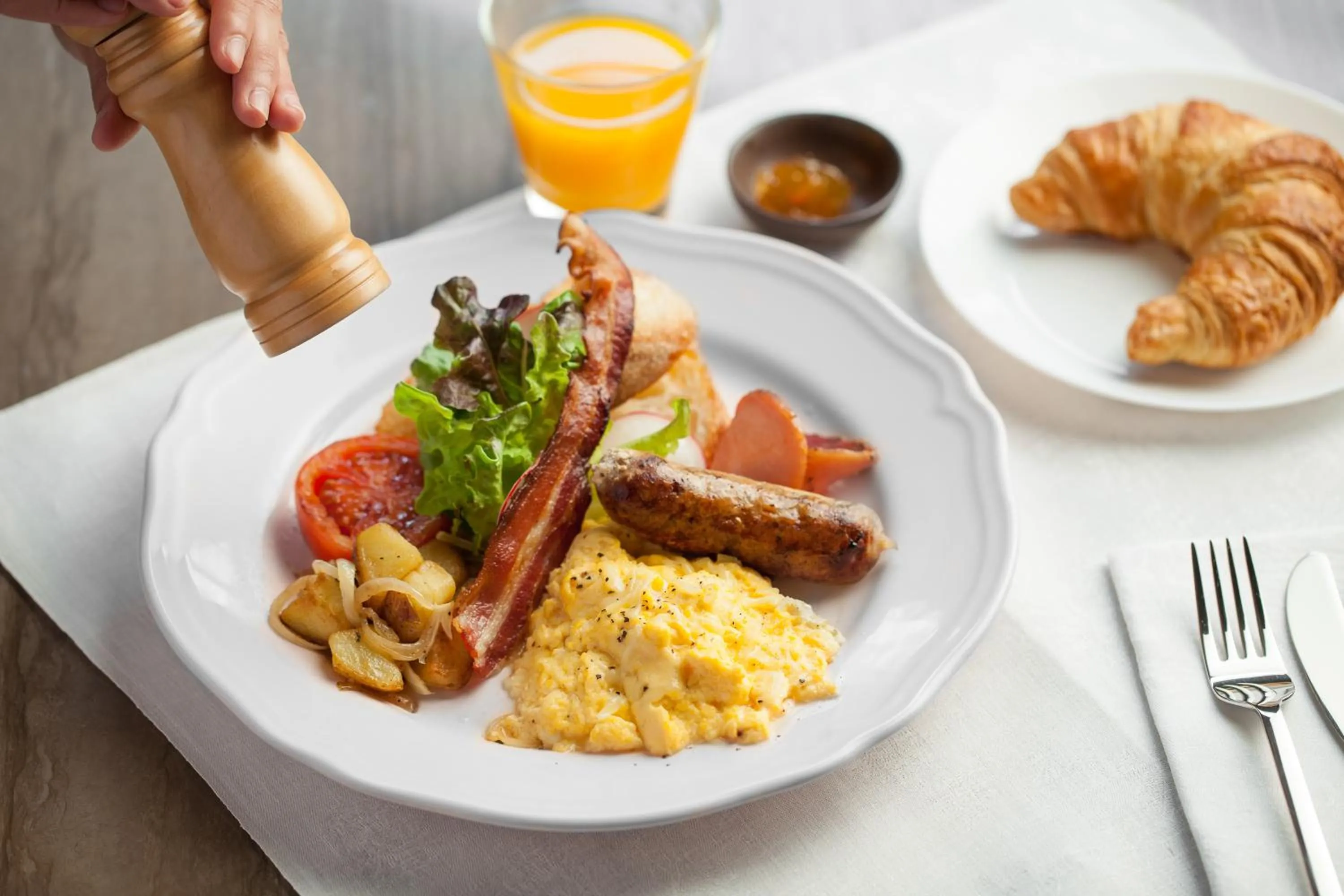 Food close-up in Volve Hotel Bangkok