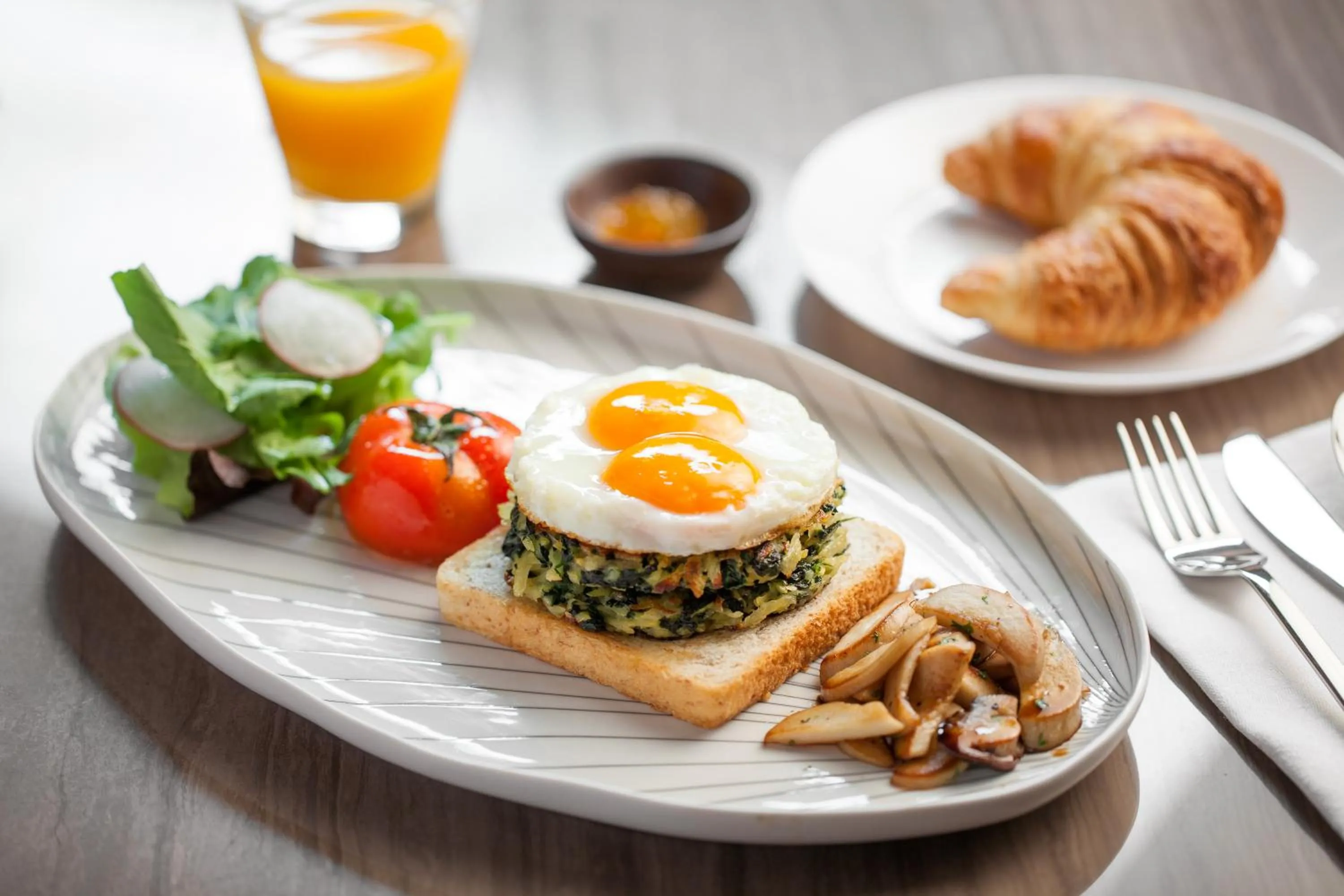 Food close-up in Volve Hotel Bangkok