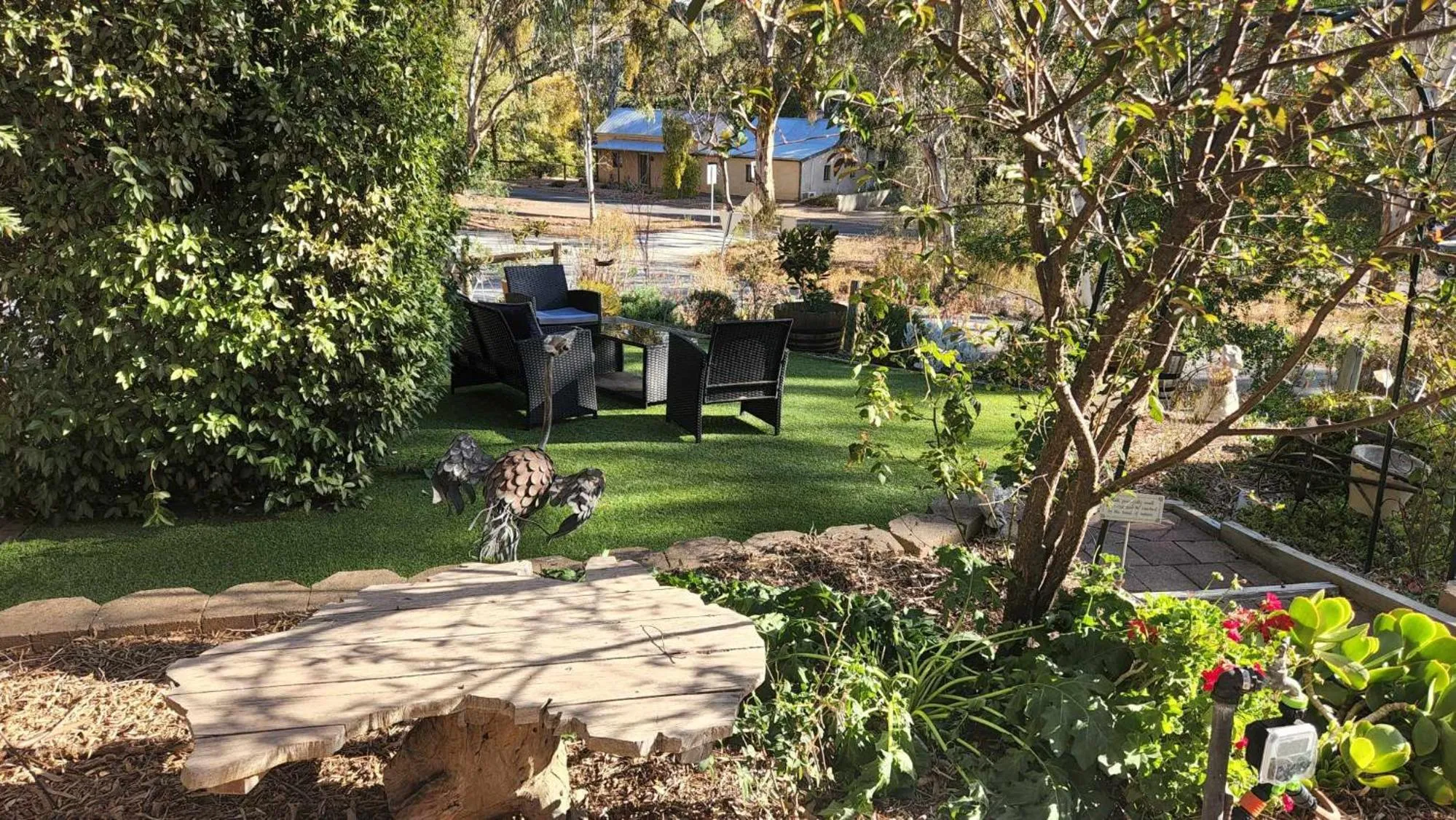Garden in Riesling Trail & Clare Valley Cottages