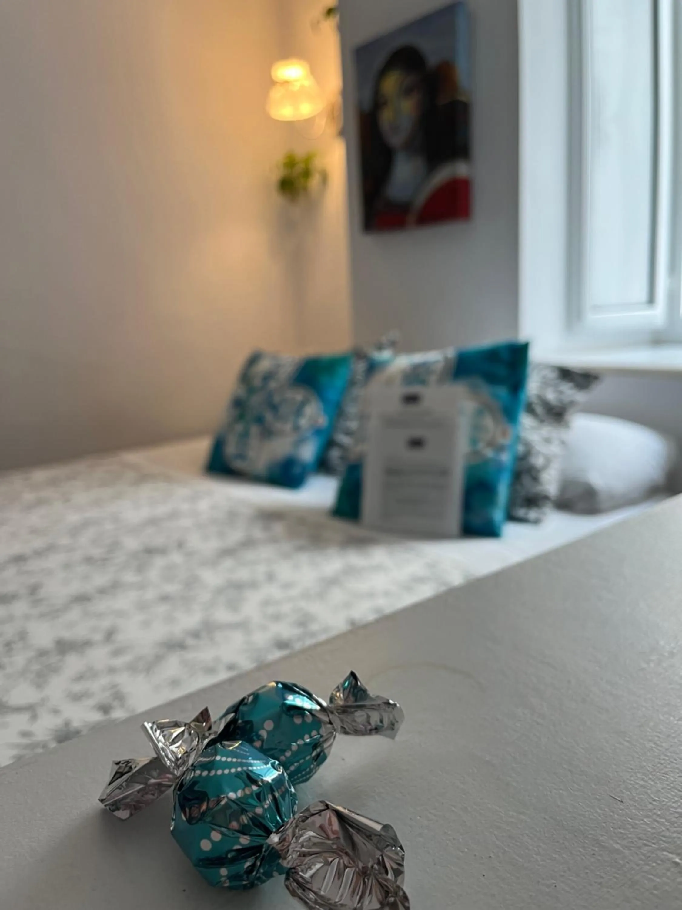 Decorative detail, Bed in Un Patio al Sur