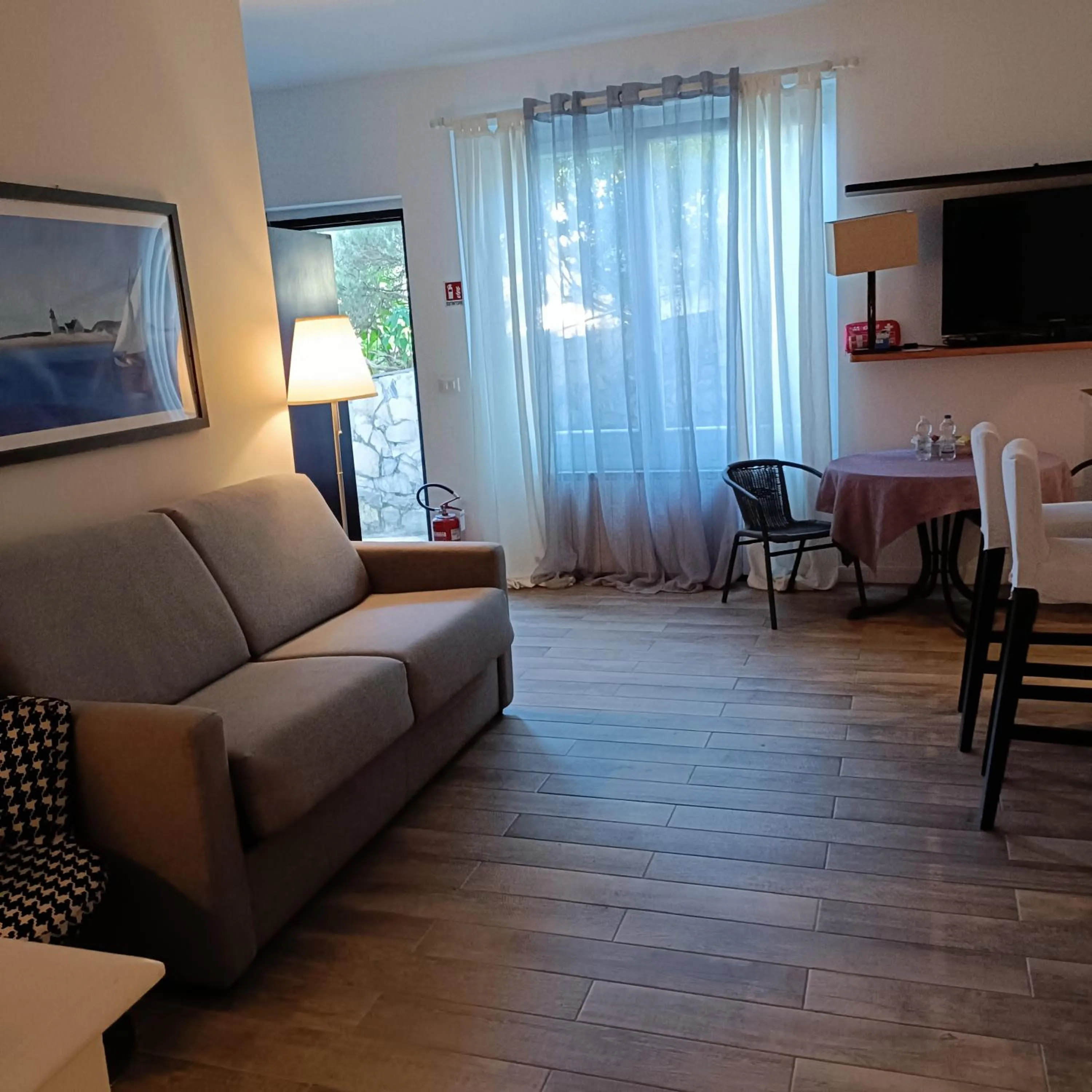 Seating area in Gian Paul Hotel