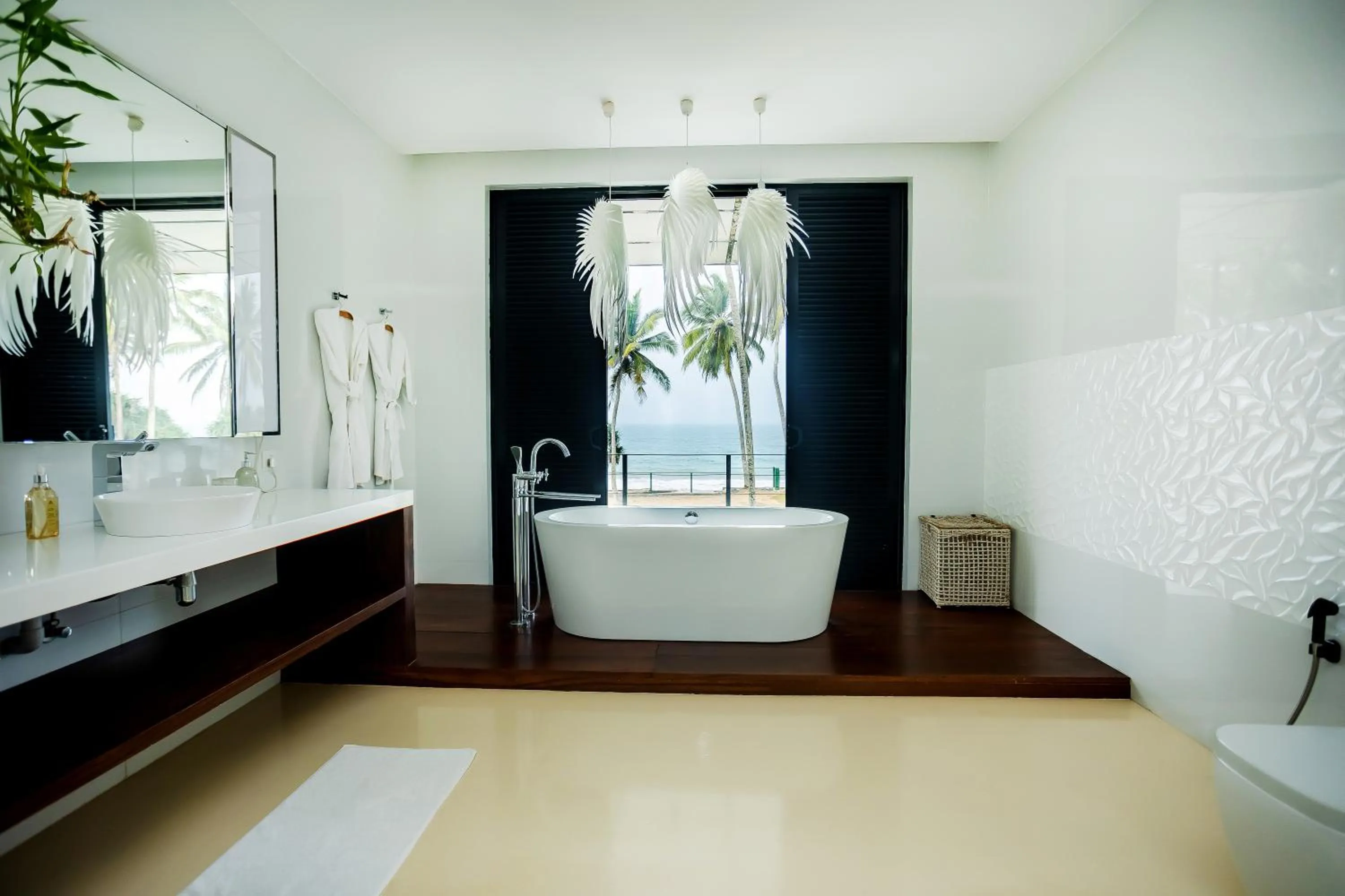 Bathroom in Green Turtle Villa by TSC, Bentota