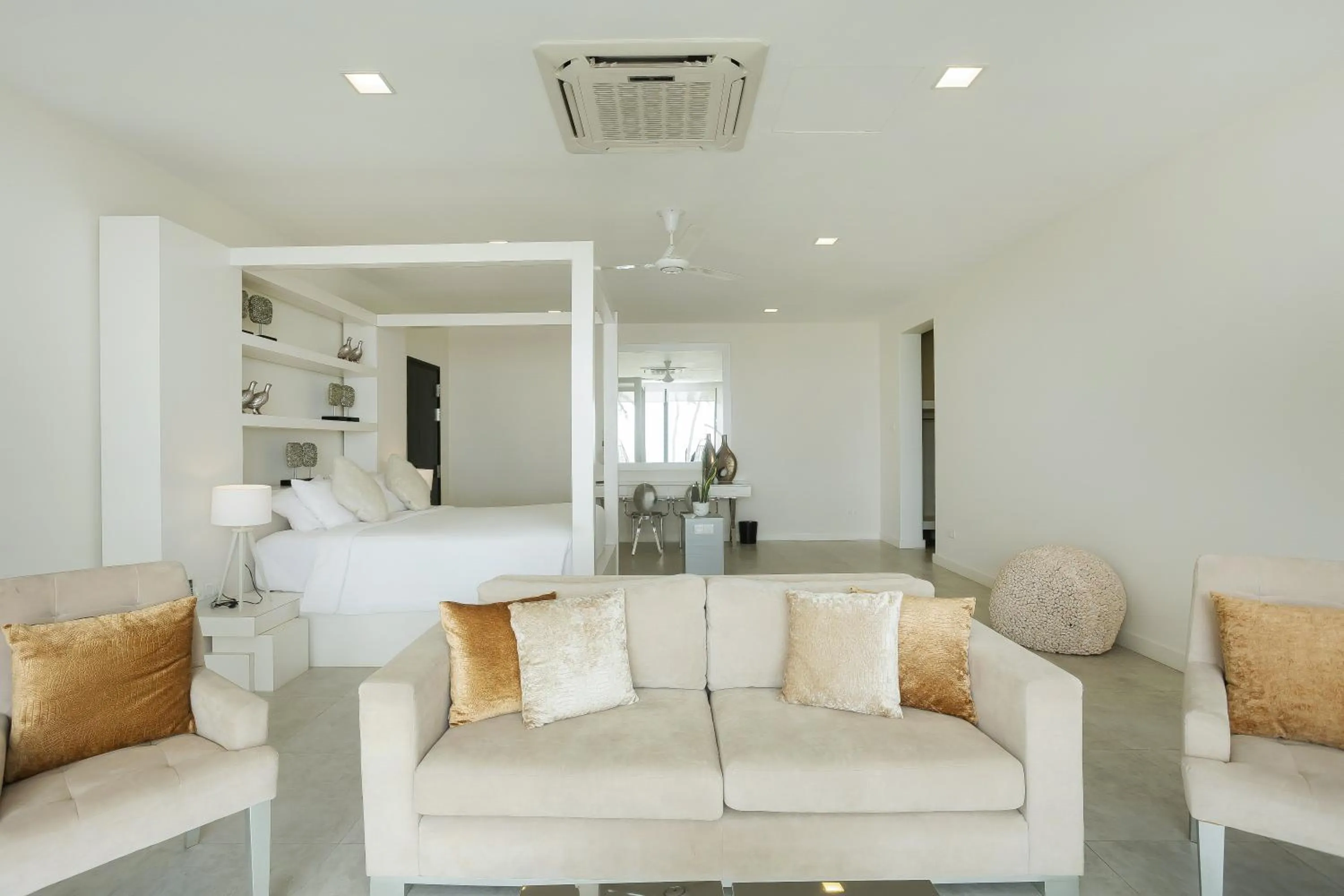 Seating area in Green Turtle Villa by TSC, Bentota