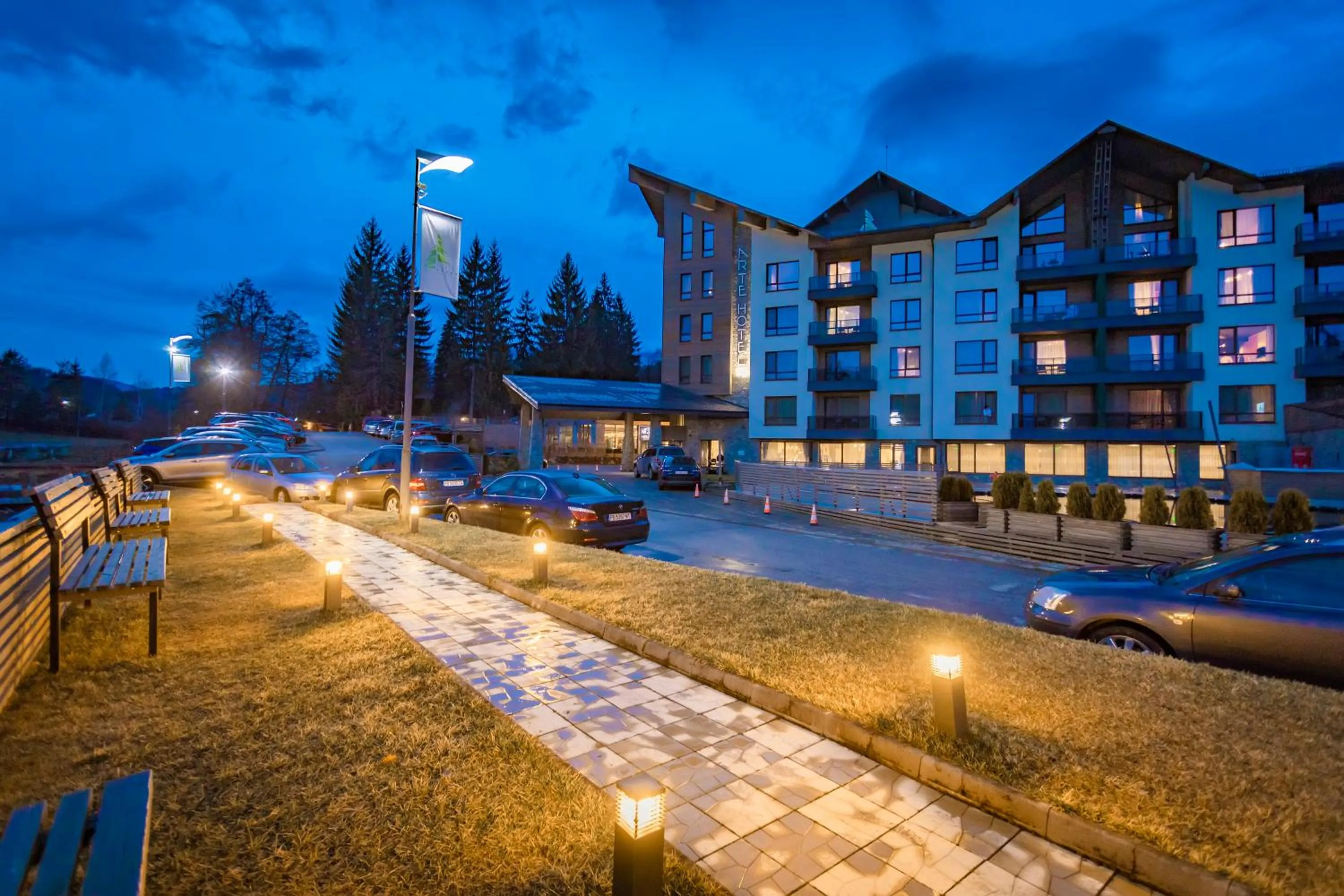 Property building in Hotel Arte SPA & Park