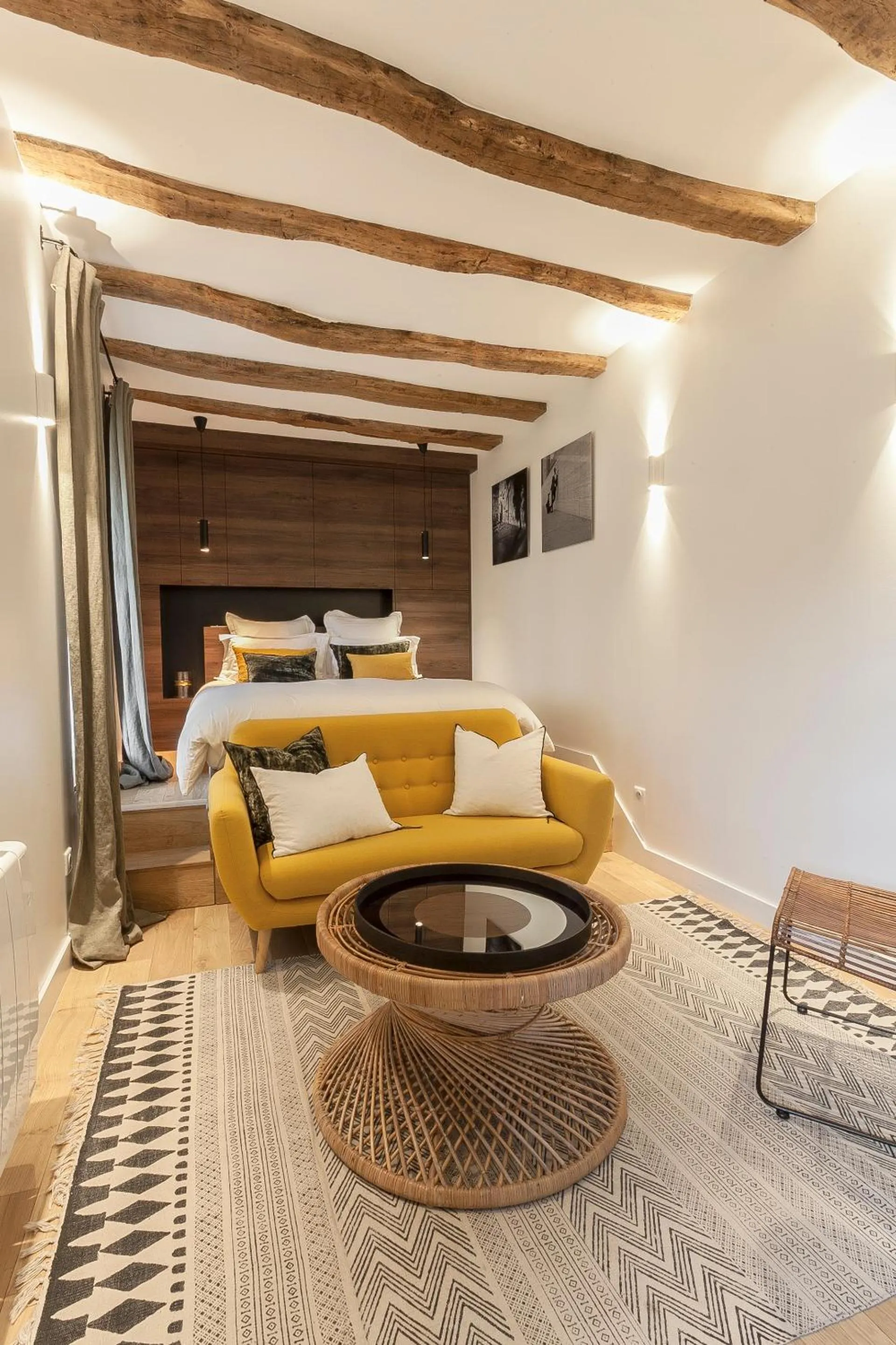 Patio, Bed in Maison TANDEM