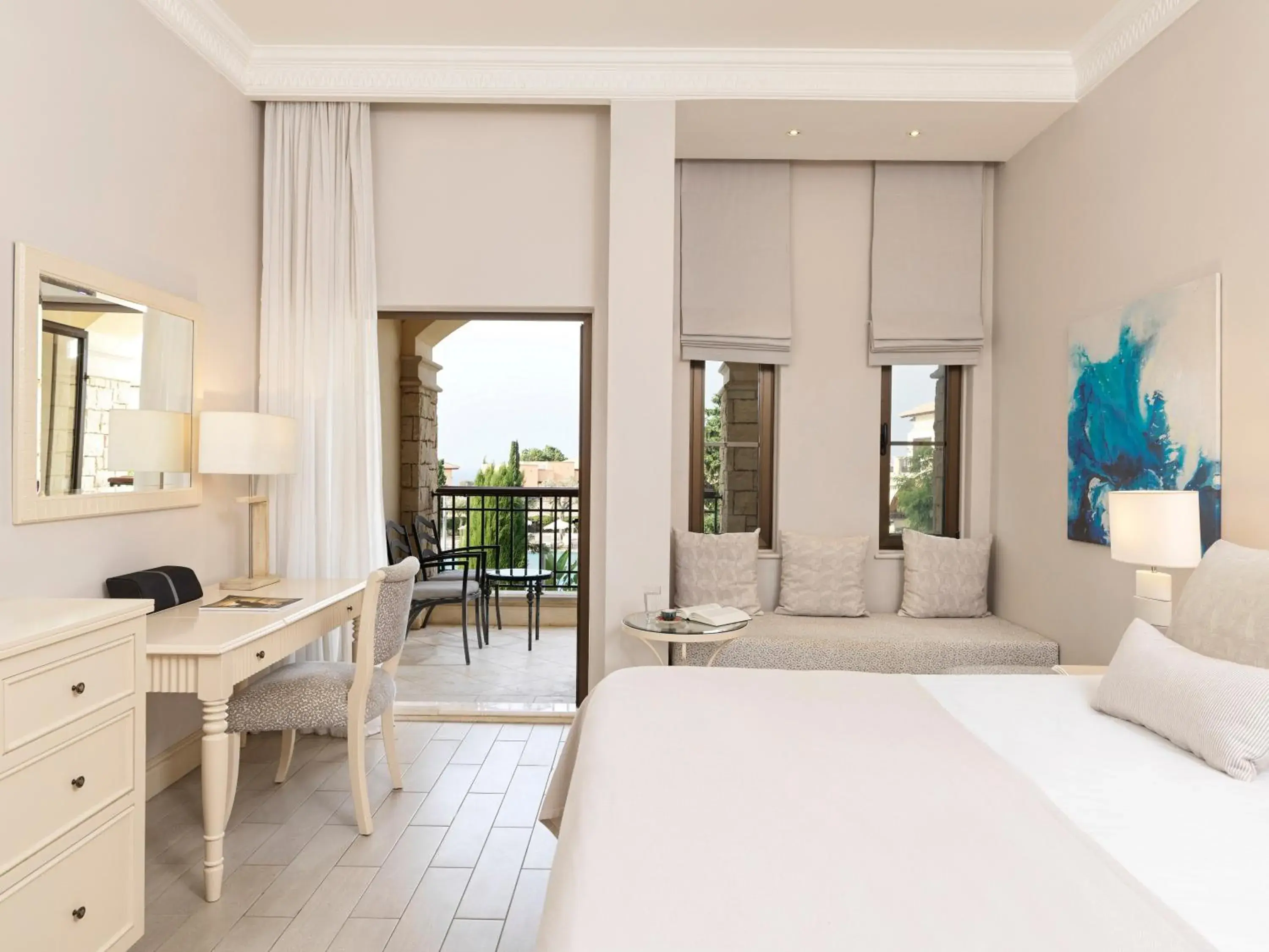 Deluxe Double Room Pool or Garden View in Aphrodite Hills Hotel Deluxe Double Room Pool or Garden View in Aphrodite Hills Hotel