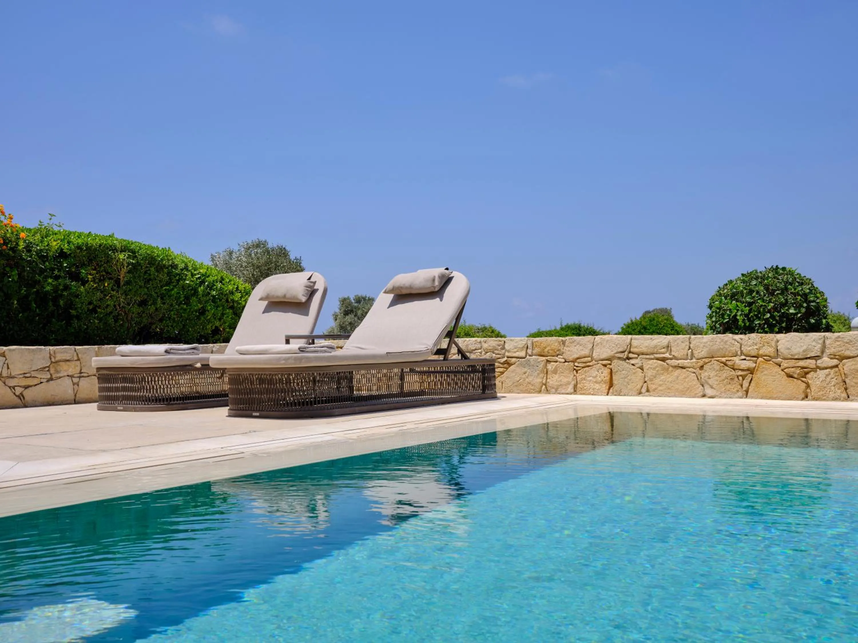 Swimming pool in Aphrodite Hills Hotel