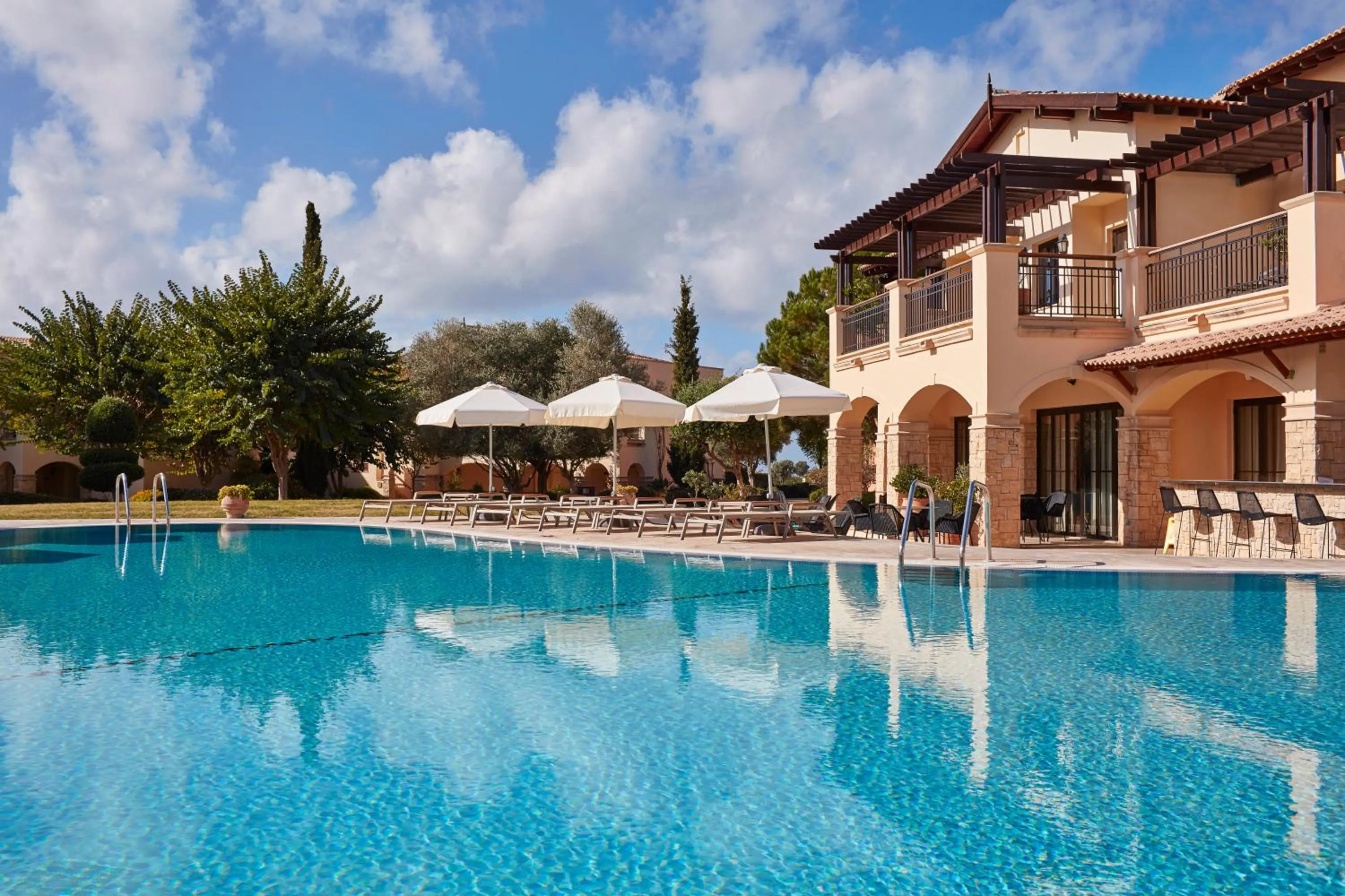 Swimming pool in Aphrodite Hills Hotel