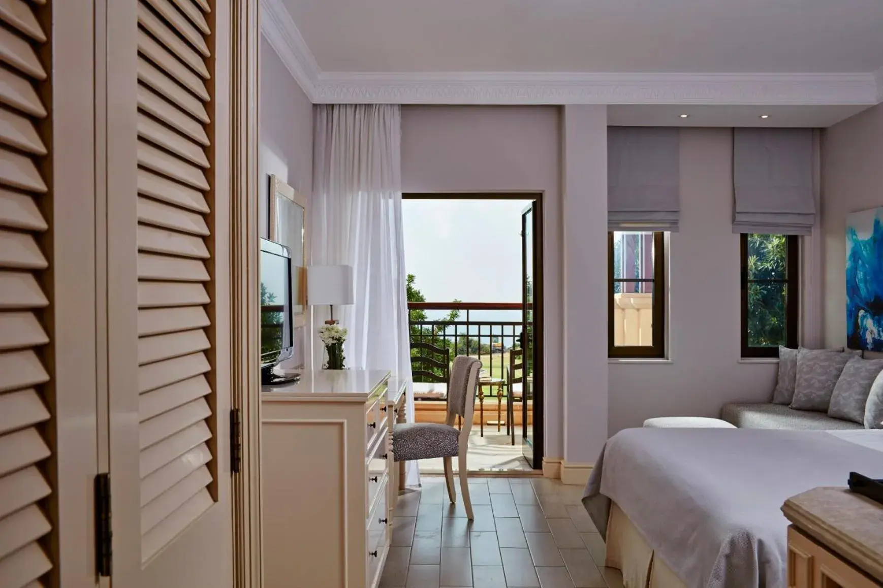 Deluxe Double Room Golf & Sea View in Aphrodite Hills Hotel Deluxe Double Room Golf & Sea View in Aphrodite Hills Hotel