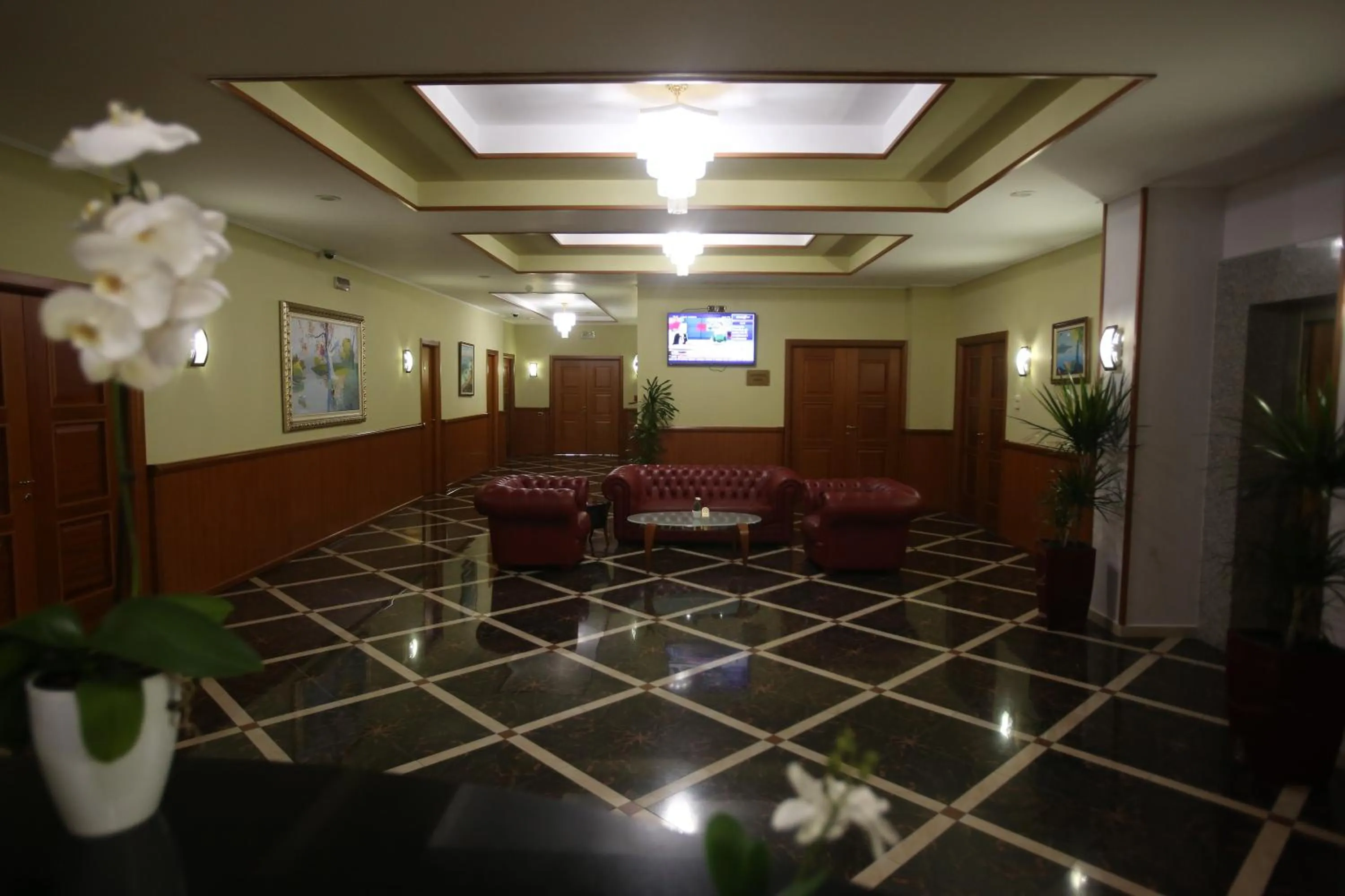 Communal lounge/ TV room in Hotel Continental